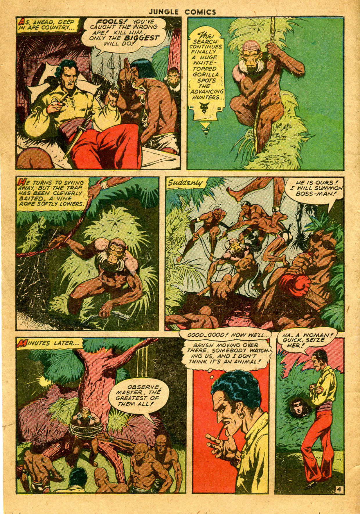 Read online Jungle Comics comic -  Issue #65 - 6