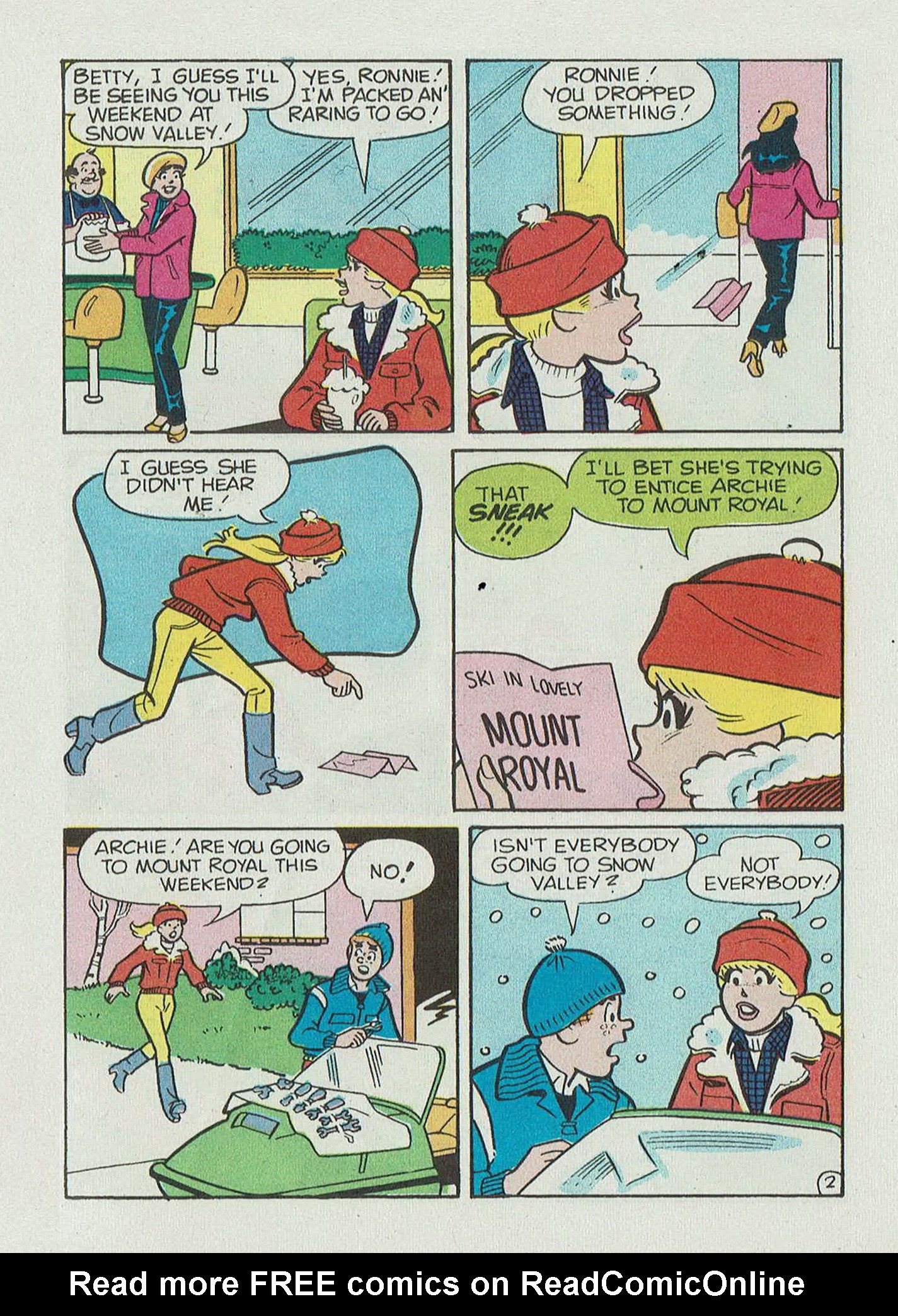 Read online Betty and Veronica Digest Magazine comic -  Issue #59 - 61