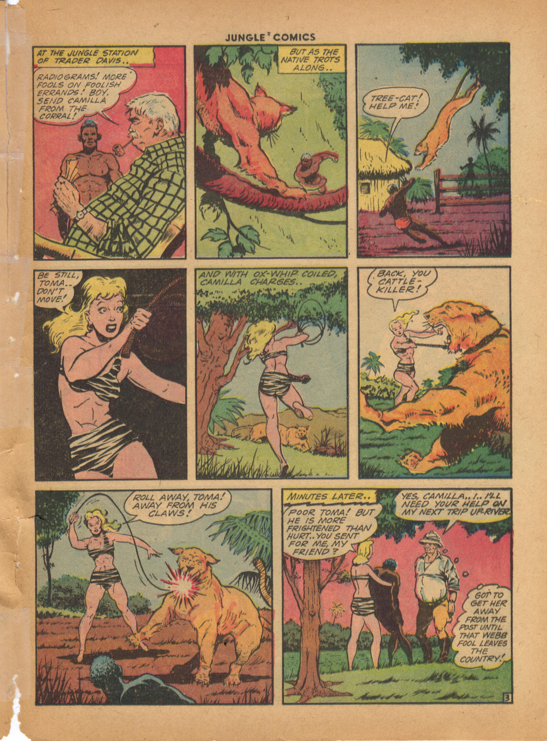 Read online Jungle Comics comic -  Issue #44 - 51