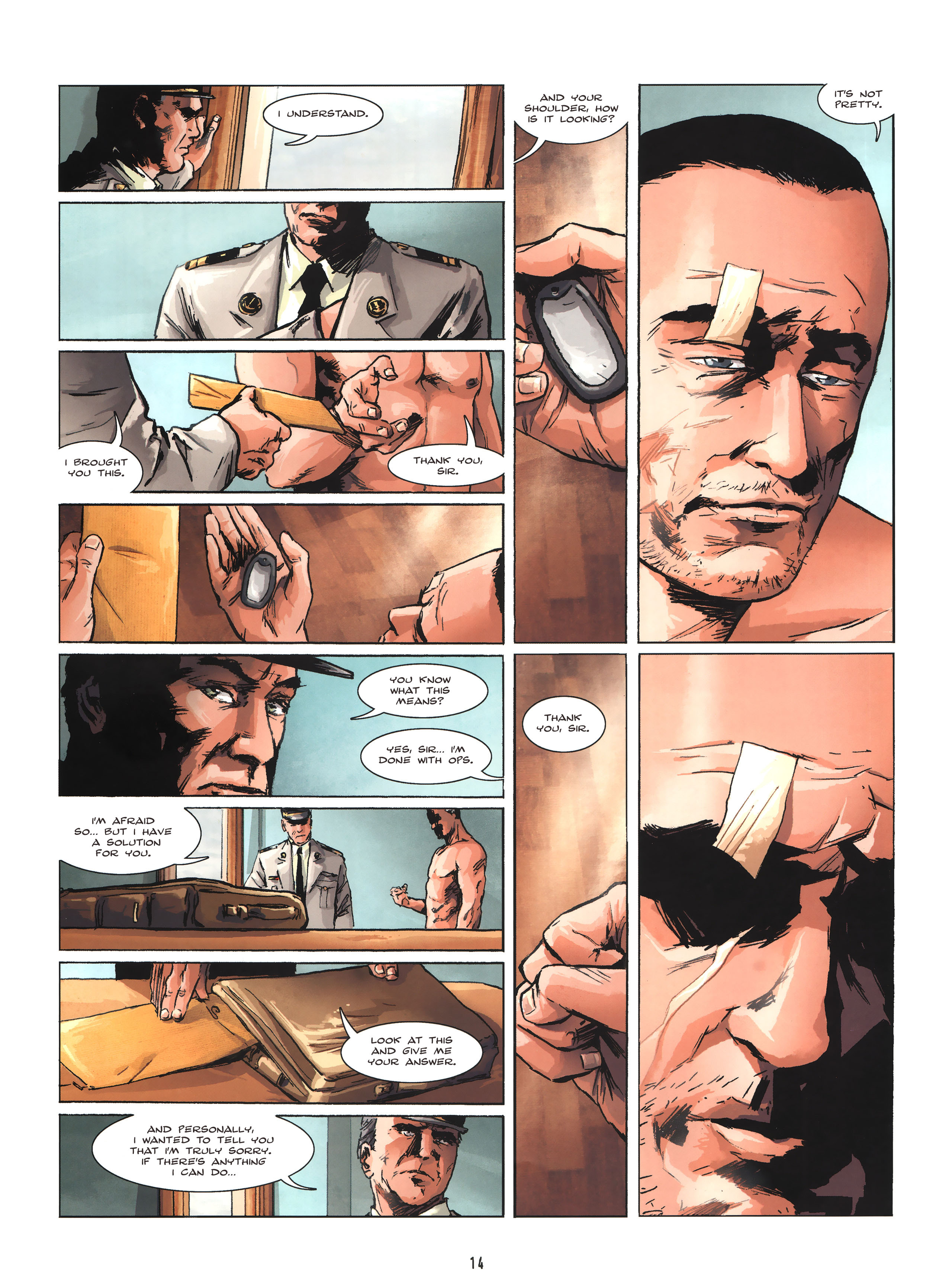 Read online Firewall comic -  Issue #1 - 15