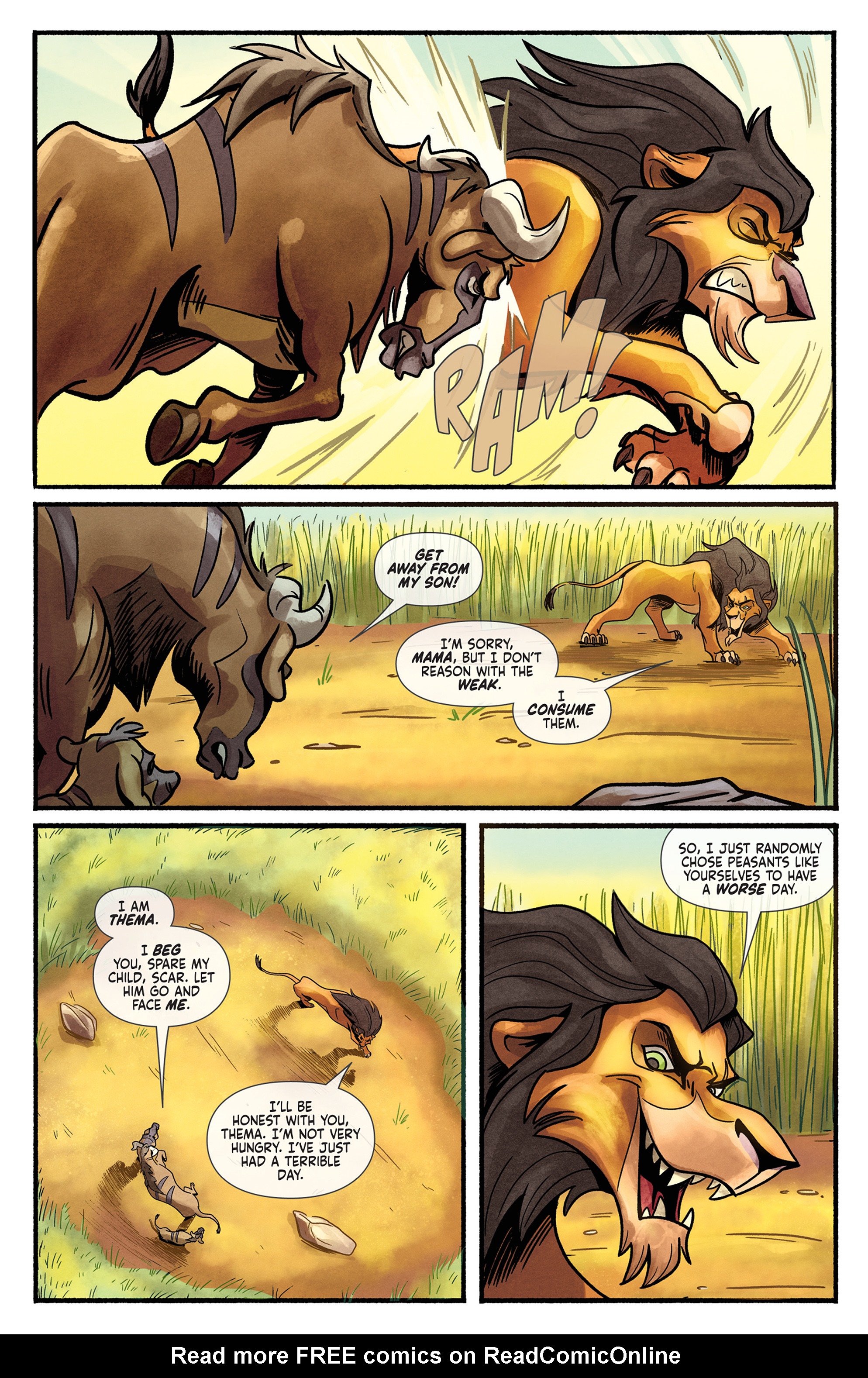 Read online Disney Villains: Scar comic -  Issue #1 - 11
