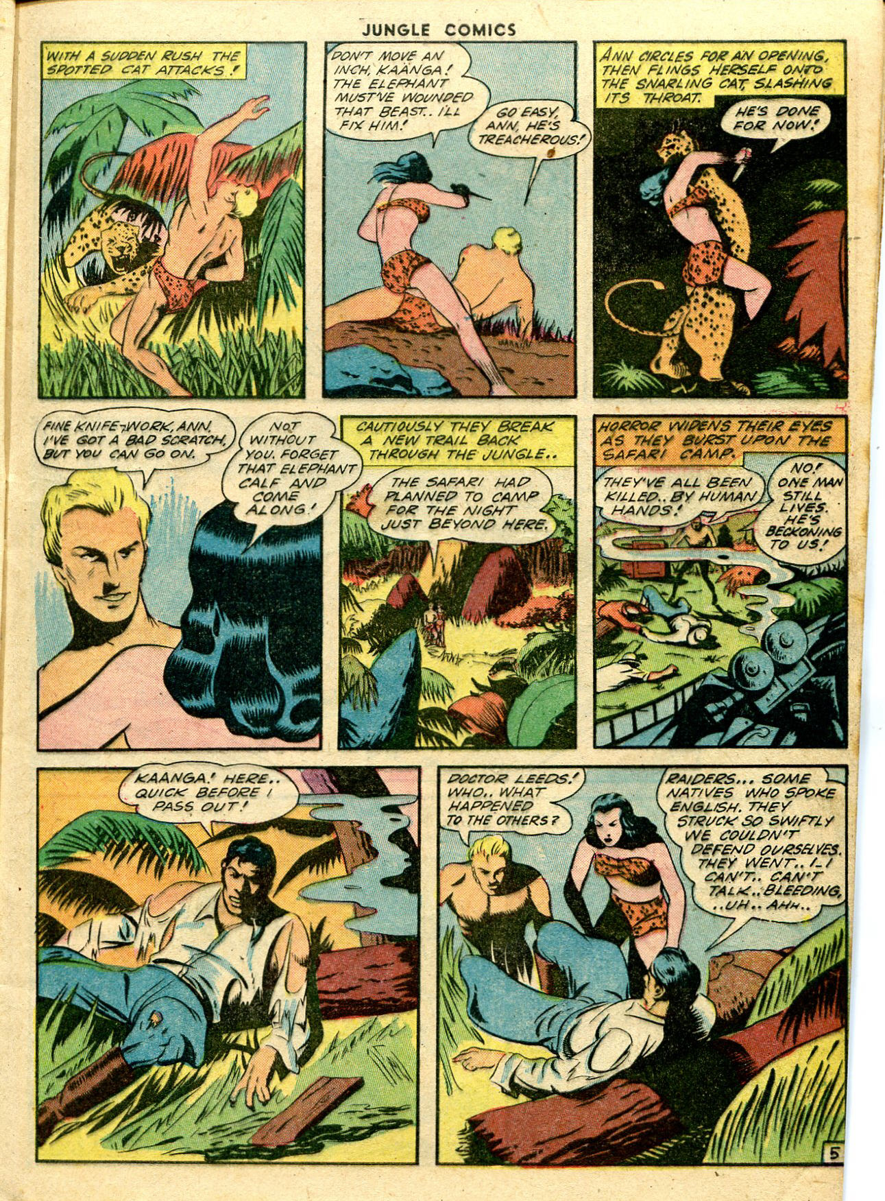 Read online Jungle Comics comic -  Issue #45 - 7