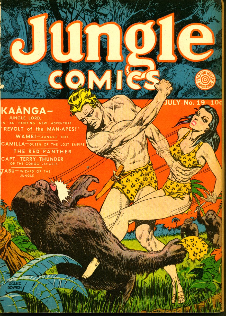 Read online Jungle Comics comic -  Issue #19 - 1