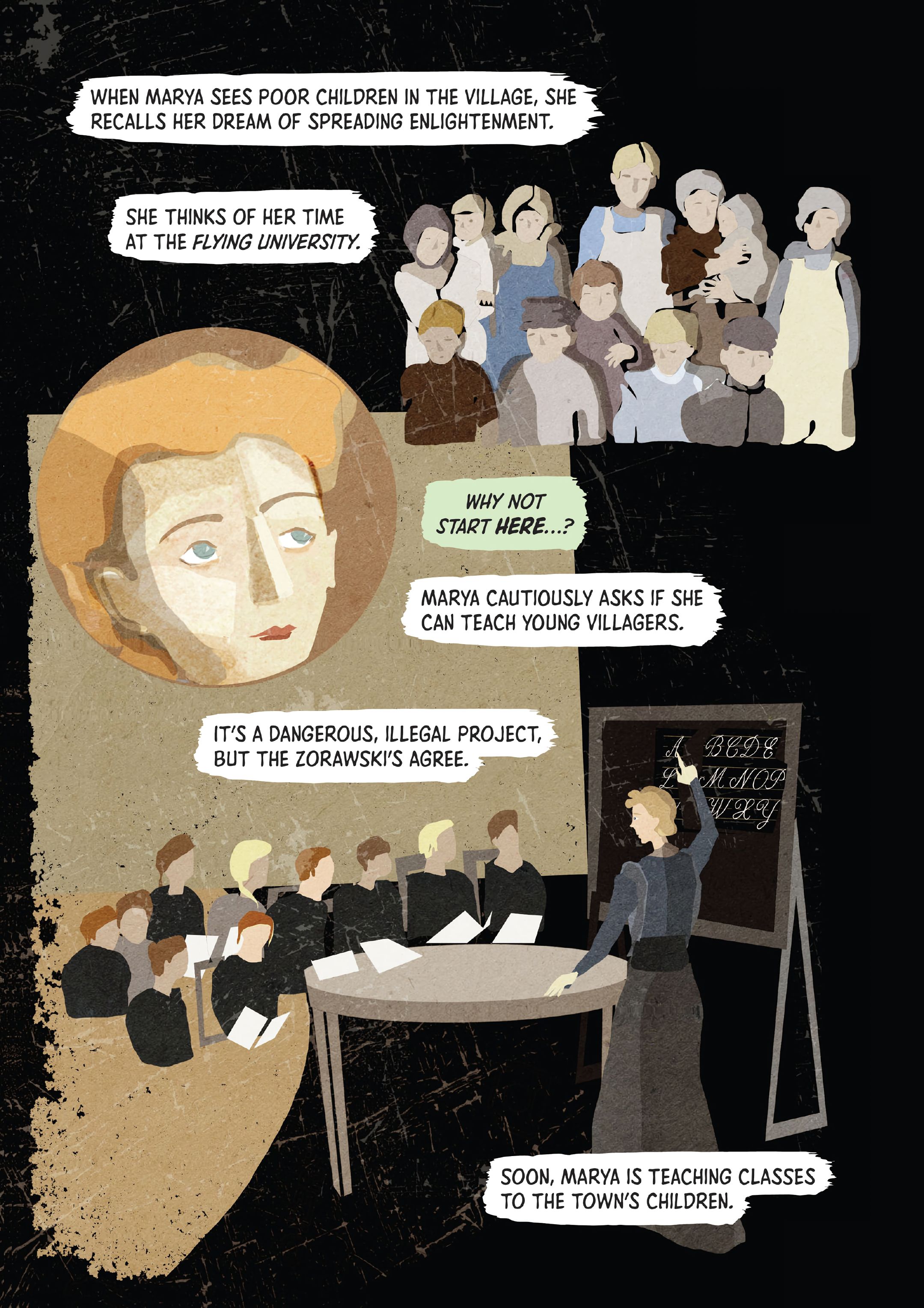 Read online Marie Curie: A Quest For Light comic -  Issue # TPB - 41