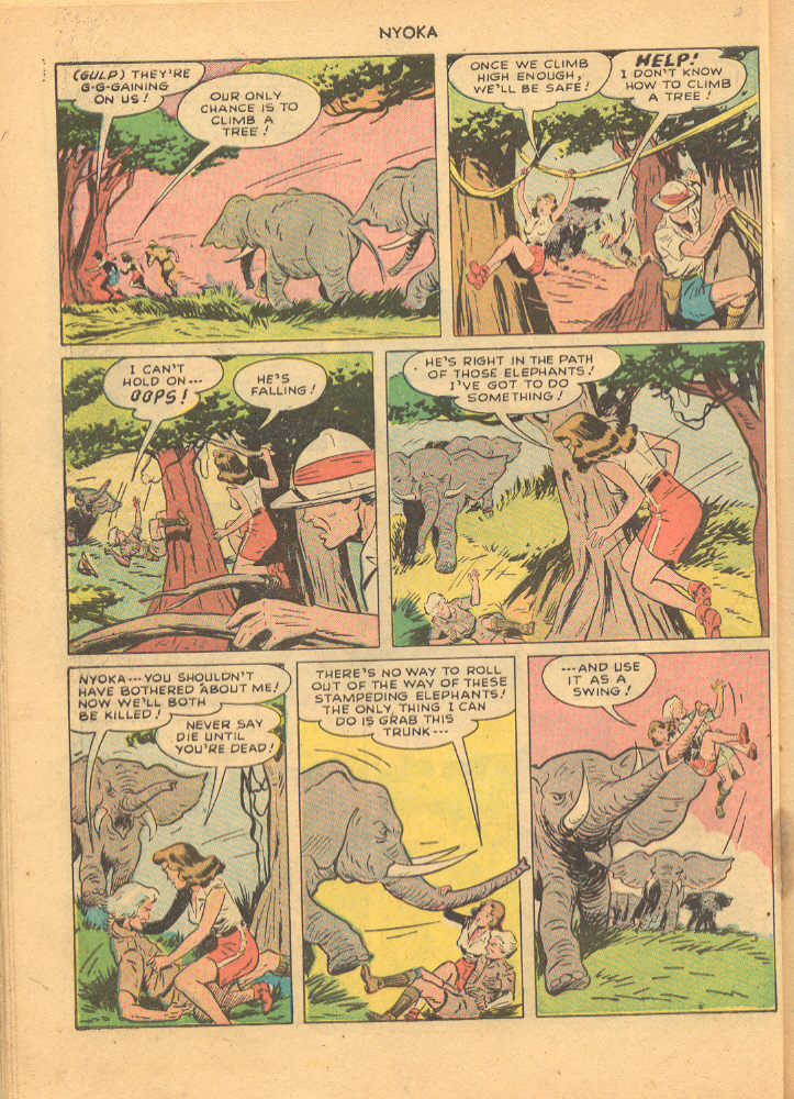 Read online Nyoka the Jungle Girl (1945) comic -  Issue #29 - 34