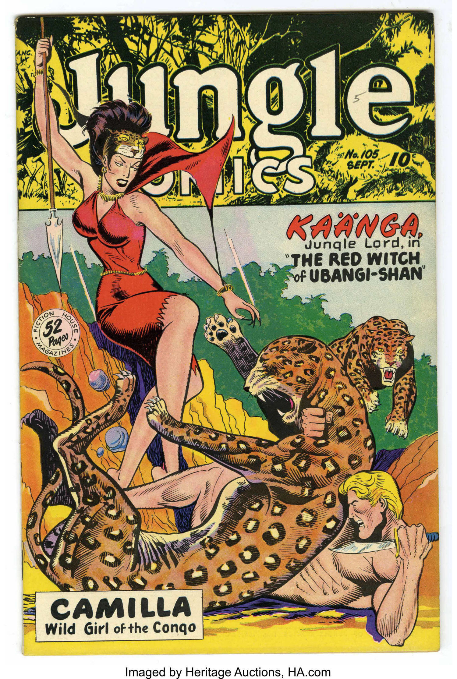 Read online Jungle Comics comic -  Issue #105 - 1