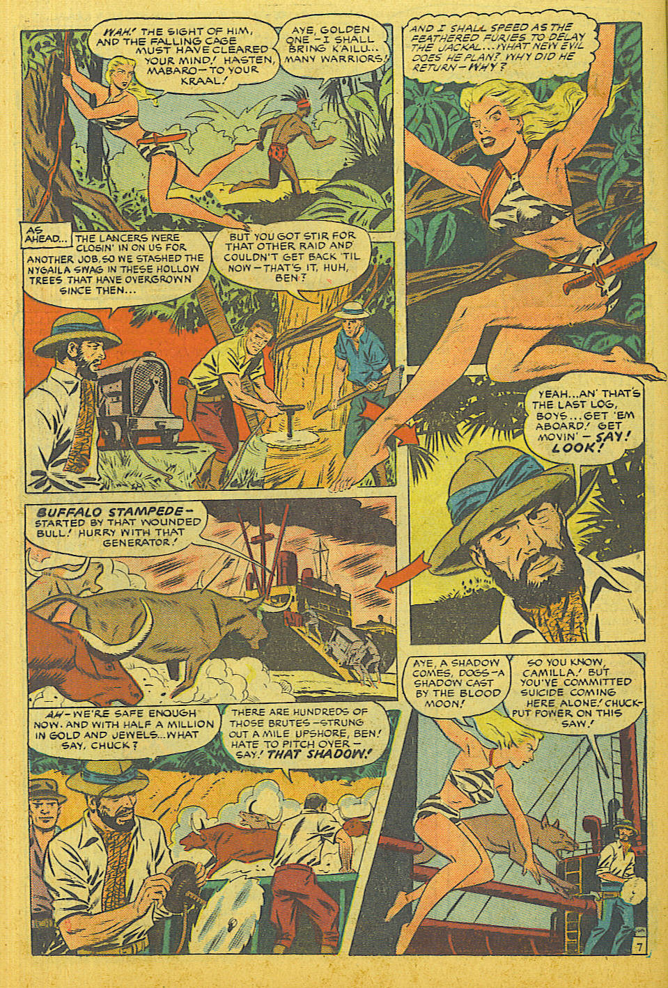 Read online Jungle Comics comic -  Issue #129 - 48