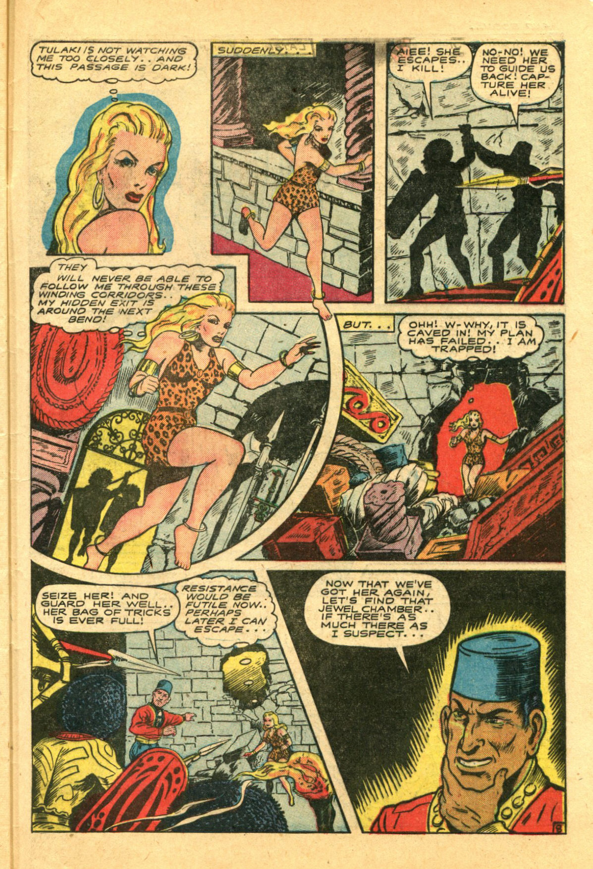 Read online Sheena, Queen of the Jungle (1942) comic -  Issue #6 - 47