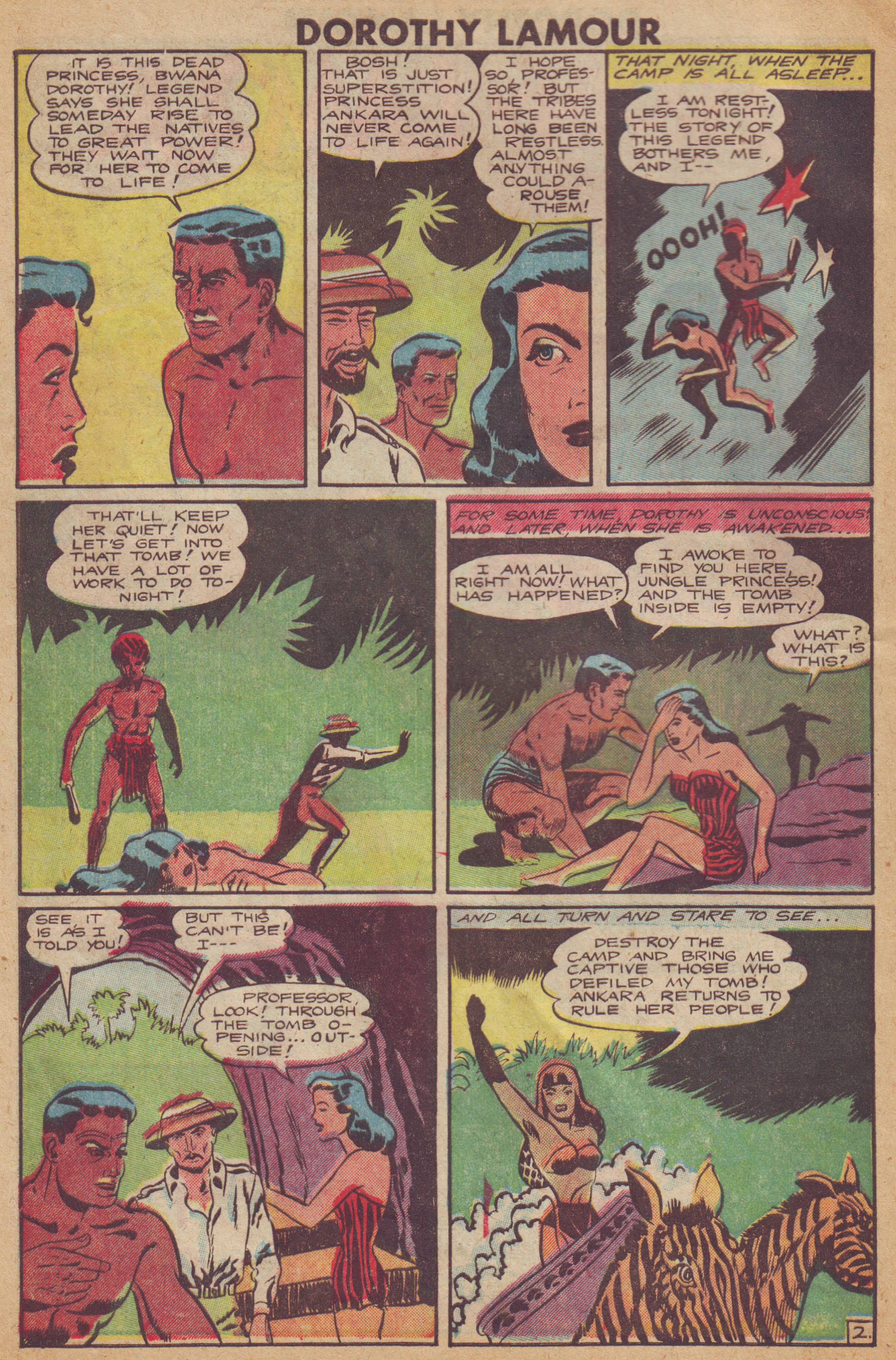 Read online Dorothy Lamour Jungle Princess comic -  Issue #3 - 28