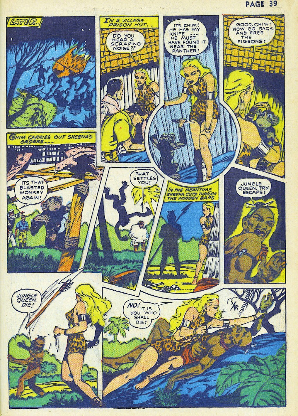 Read online Sheena, Queen of the Jungle (1942) comic -  Issue #2 - 41
