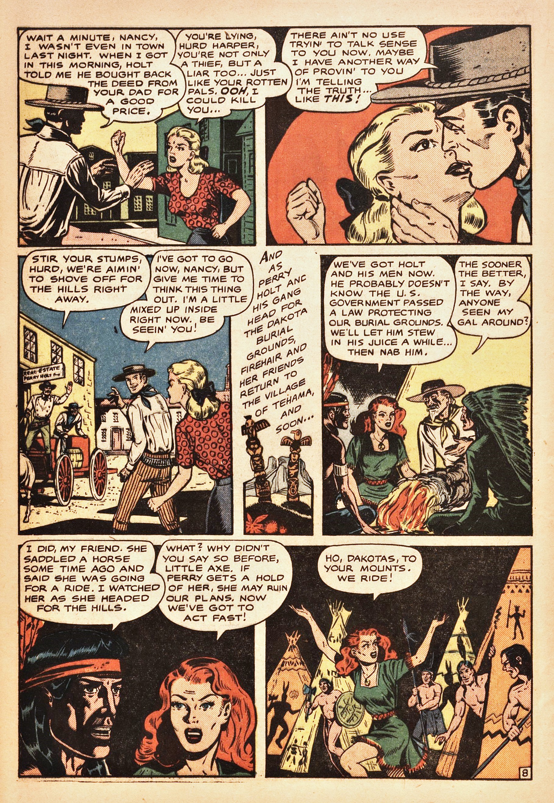 Read online Pioneer West Romances comic -  Issue #4 - 20