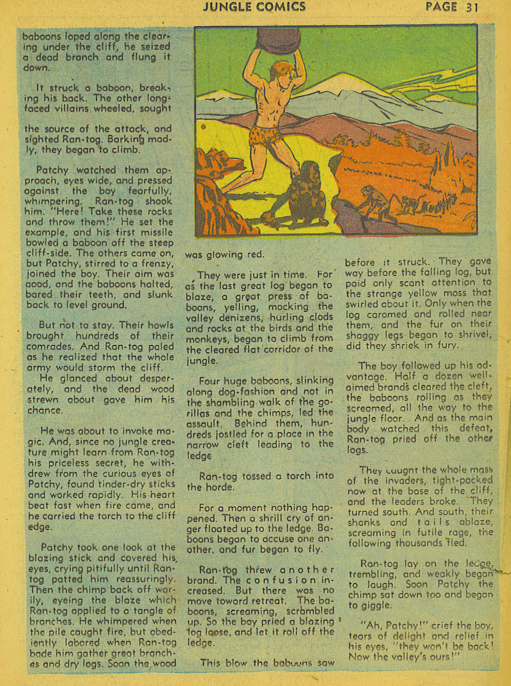 Read online Jungle Comics comic -  Issue #8 - 33