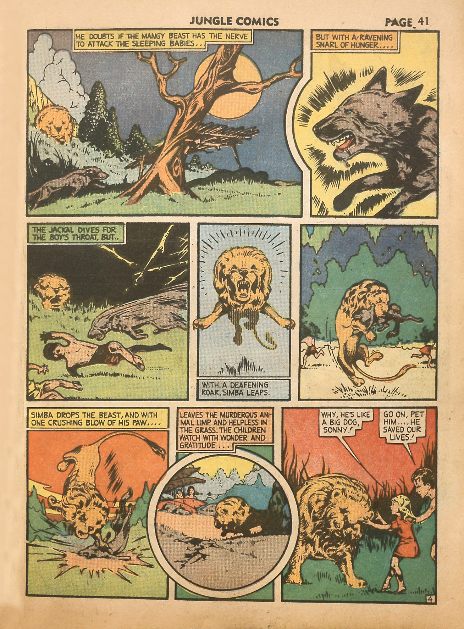 Read online Jungle Comics comic -  Issue #16 - 43