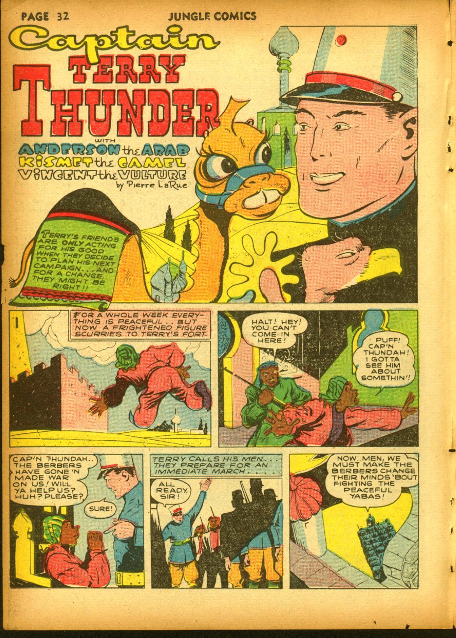 Read online Jungle Comics comic -  Issue #19 - 34