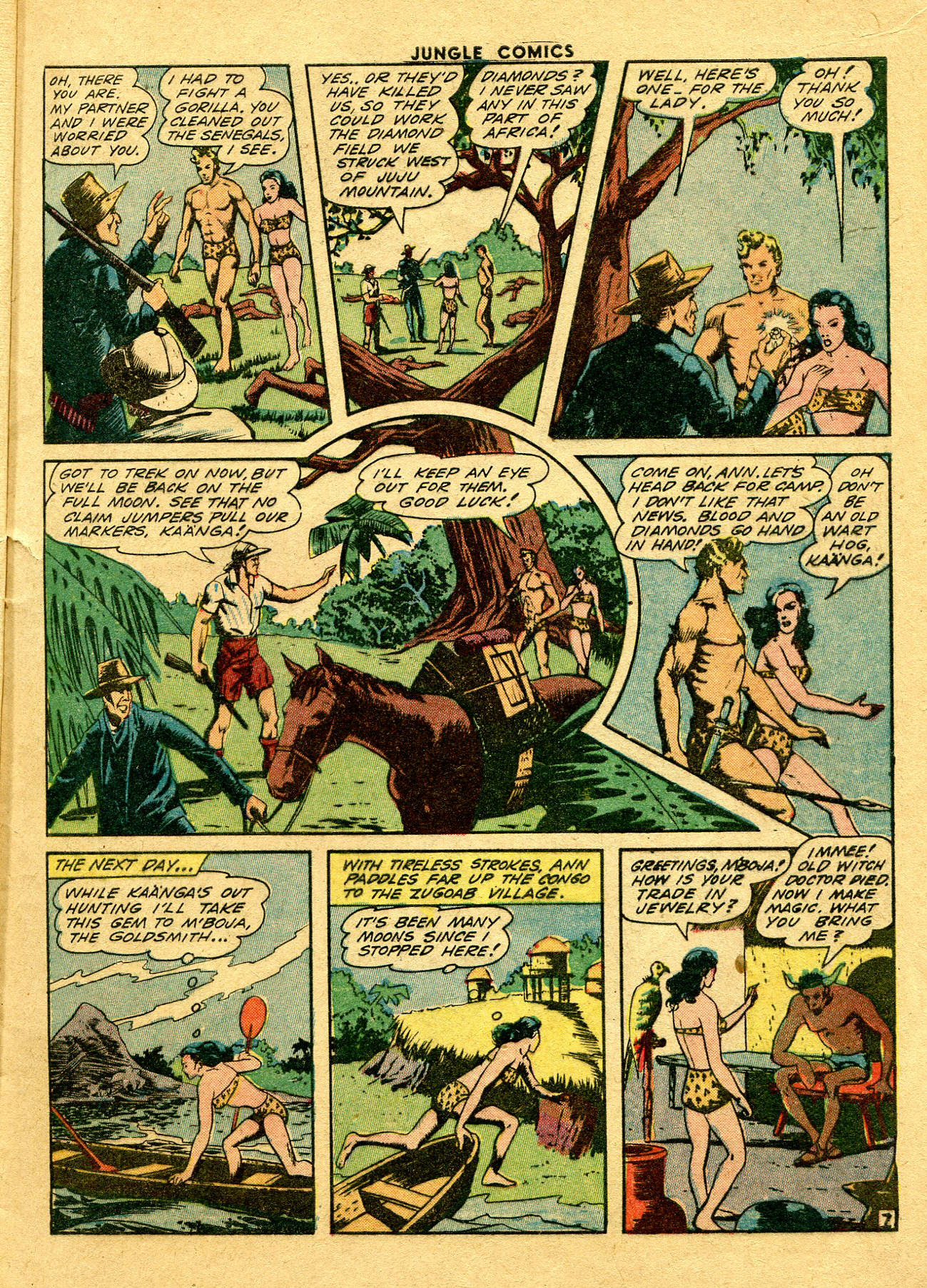 Read online Jungle Comics comic -  Issue #46 - 9