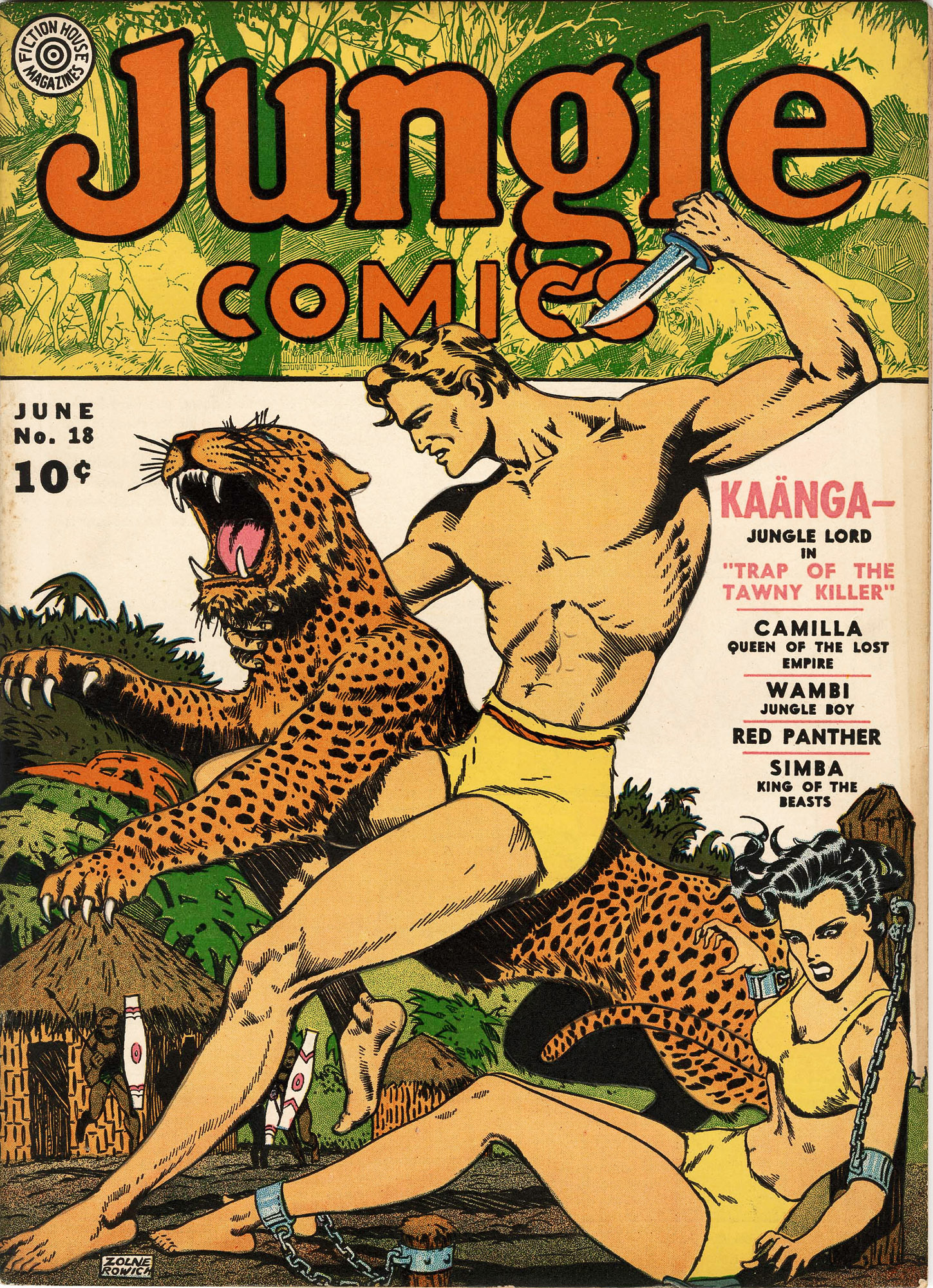 Read online Jungle Comics comic -  Issue #18 - 1