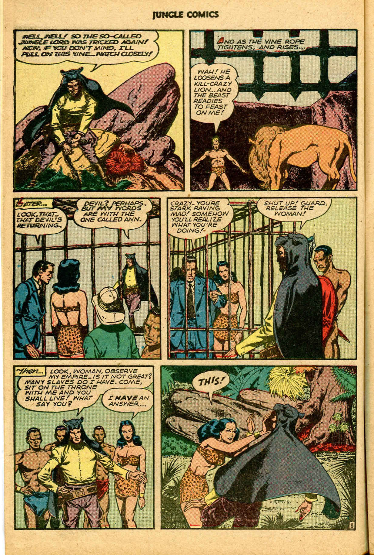 Read online Jungle Comics comic -  Issue #68 - 10