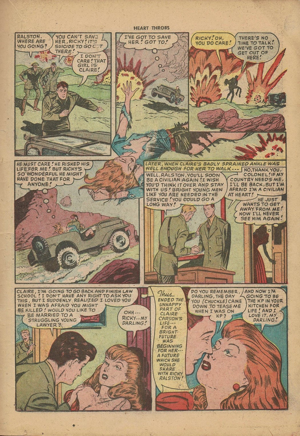 Read online Heart Throbs comic -  Issue #4 - 17