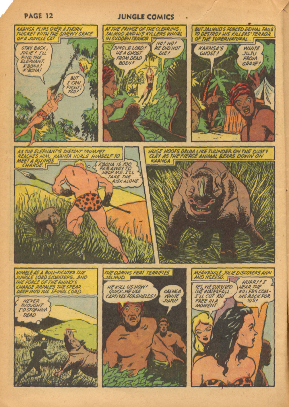 Read online Jungle Comics comic -  Issue #38 - 13