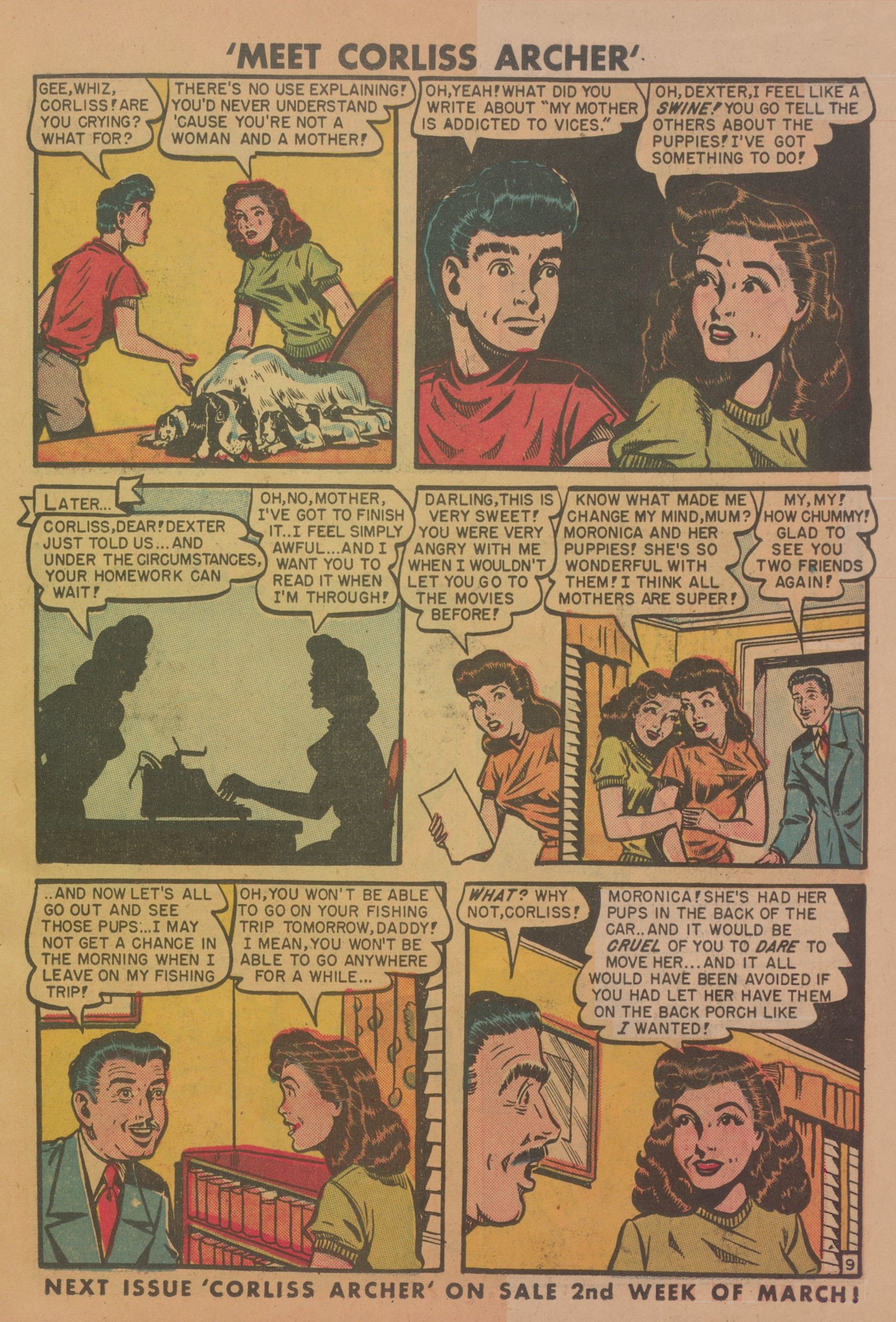 Read online Meet Corliss Archer comic -  Issue #1 - 11