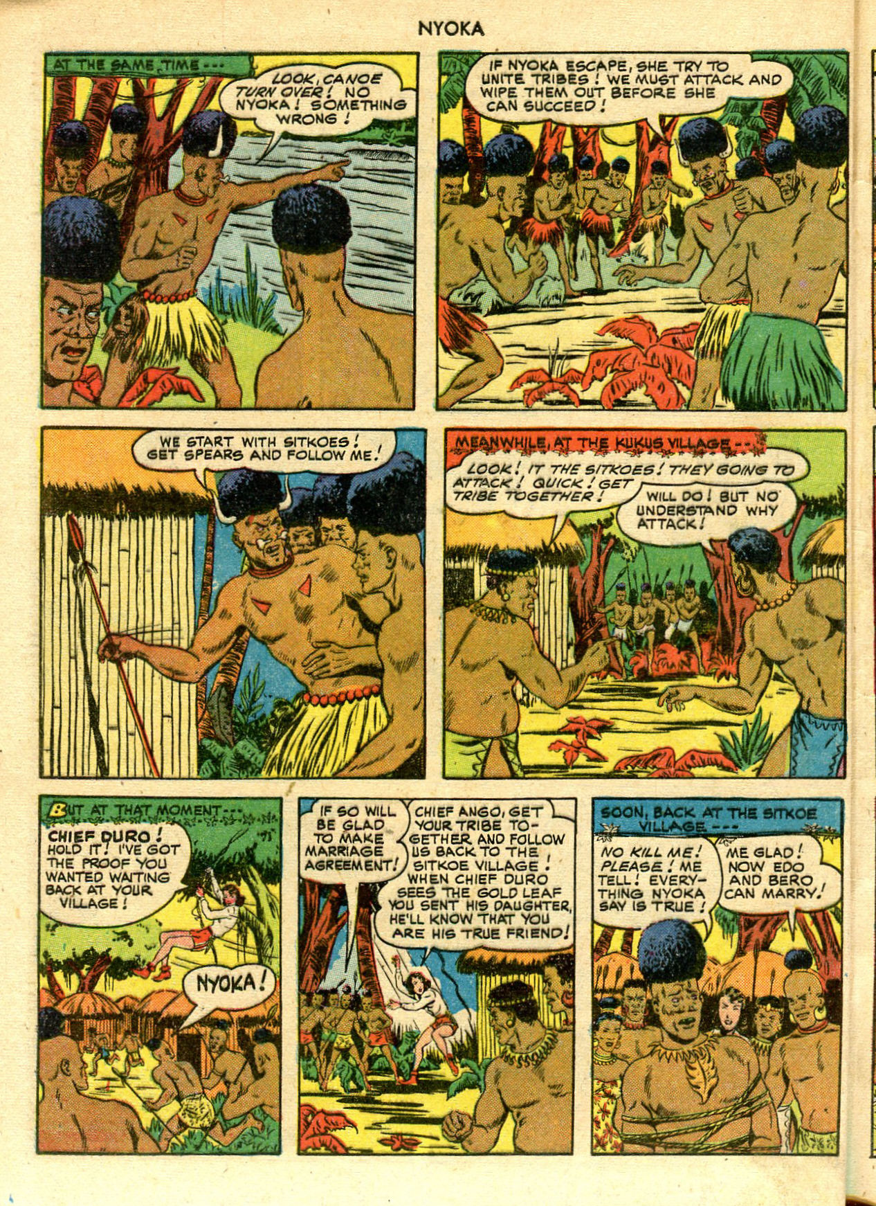 Read online Nyoka the Jungle Girl (1945) comic -  Issue #45 - 48