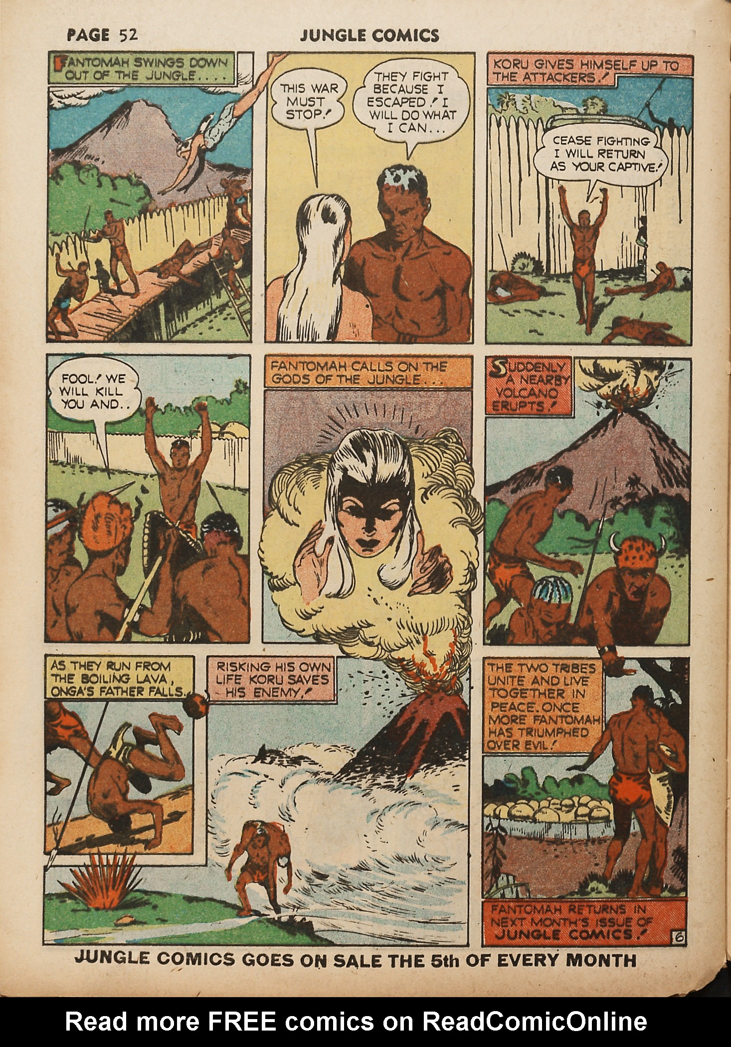 Read online Jungle Comics comic -  Issue #18 - 54