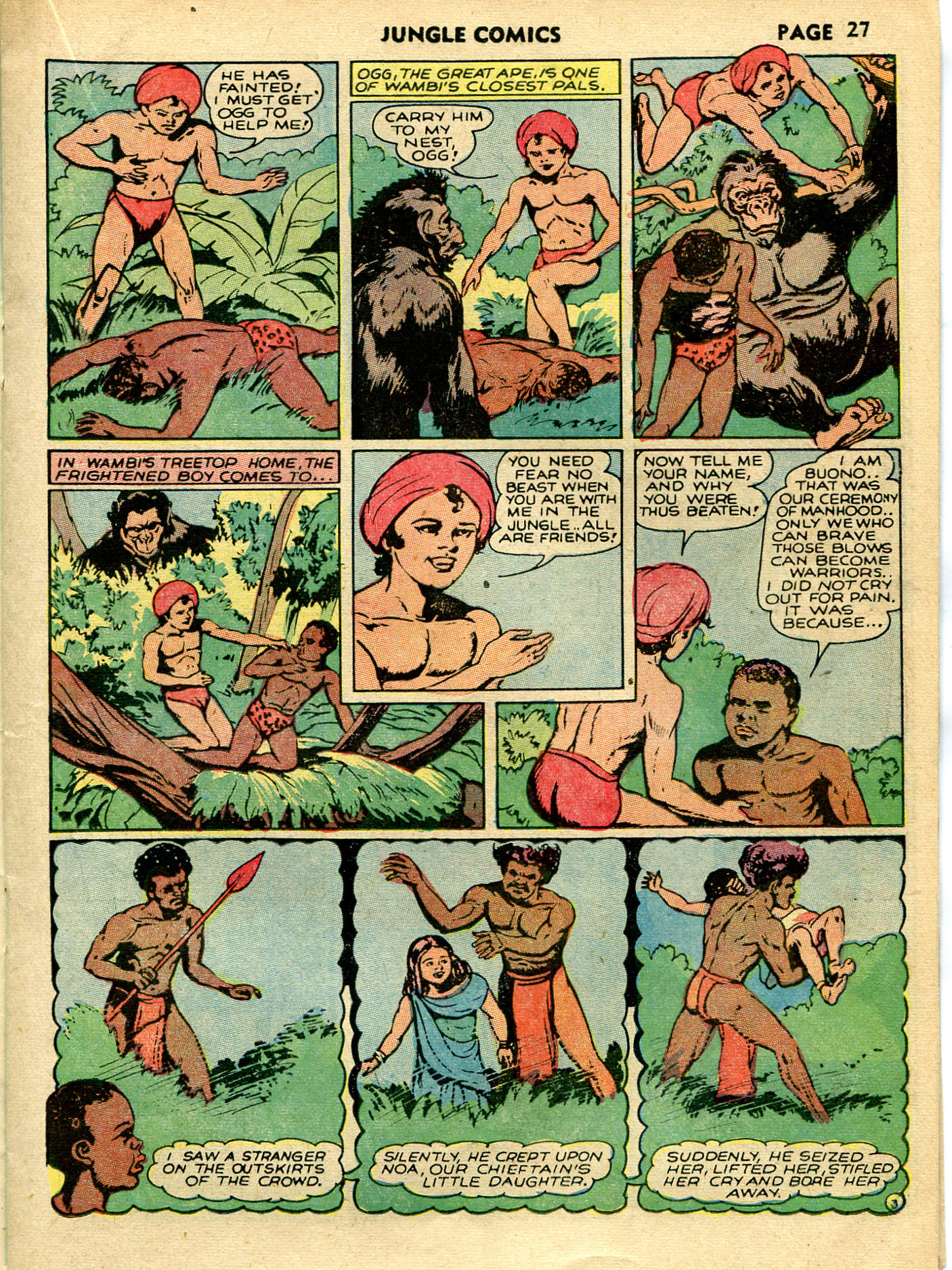 Read online Jungle Comics comic -  Issue #15 - 30