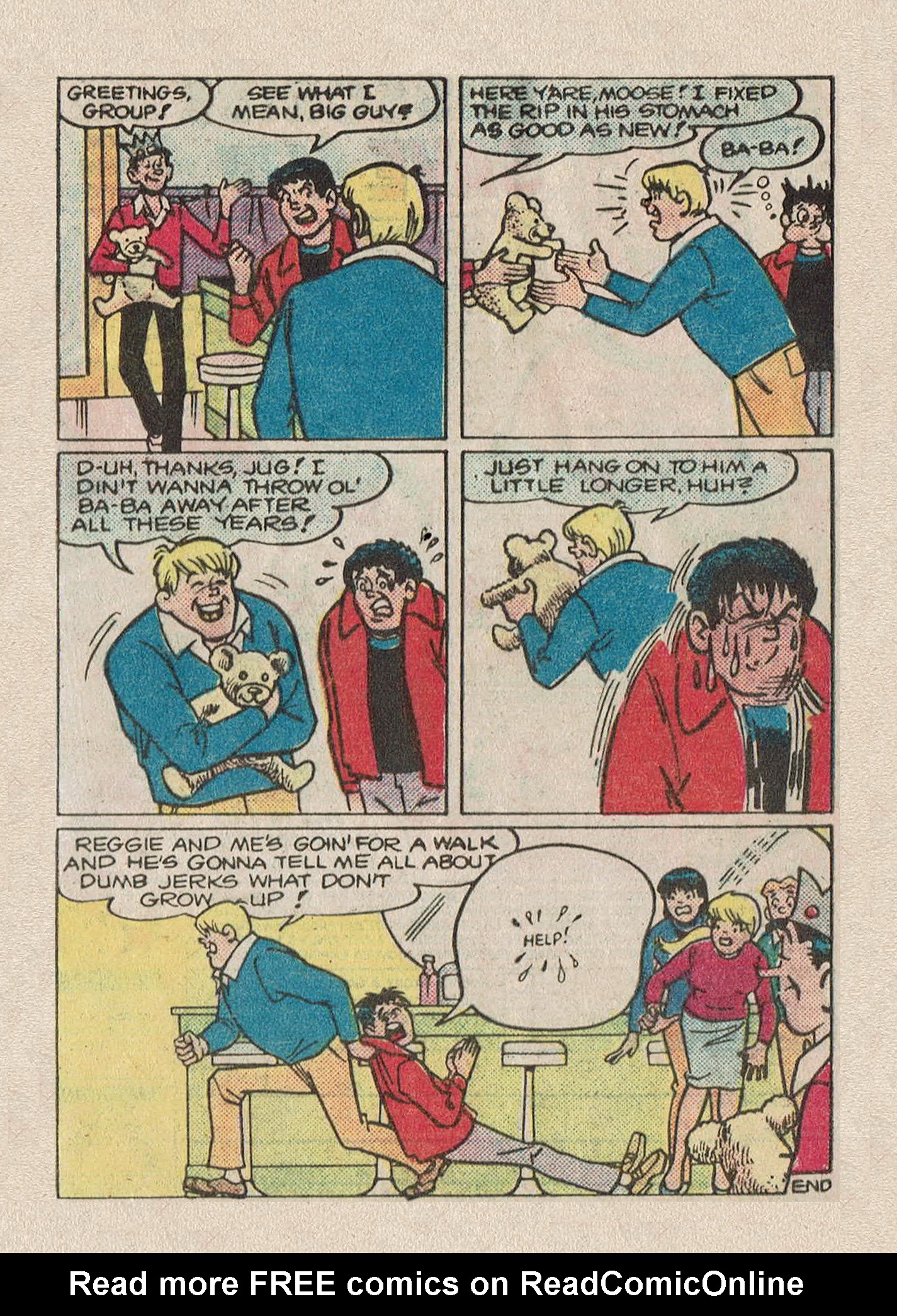 Read online Jughead Jones Comics Digest comic -  Issue #49 - 129