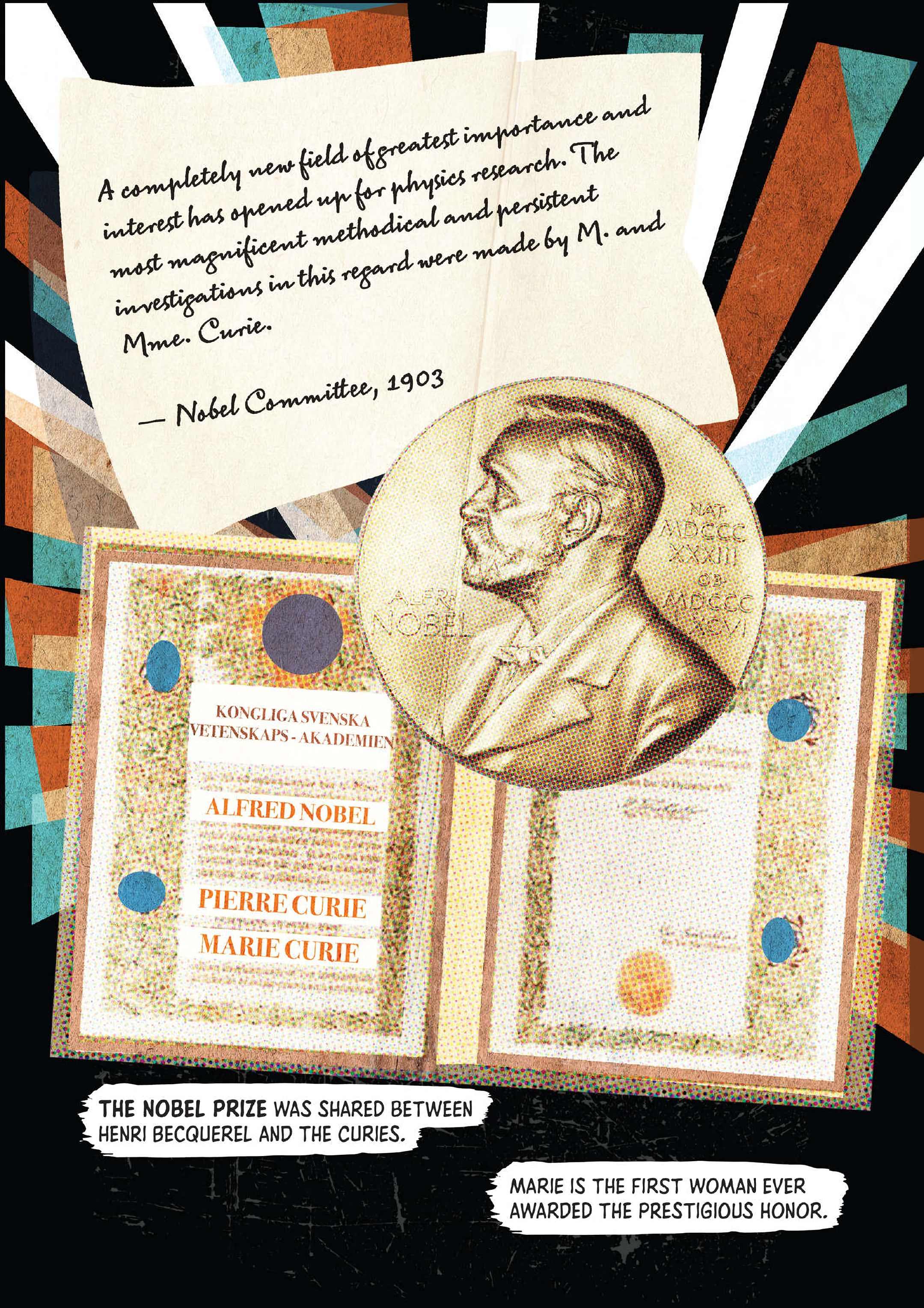 Read online Marie Curie: A Quest For Light comic -  Issue # TPB - 100