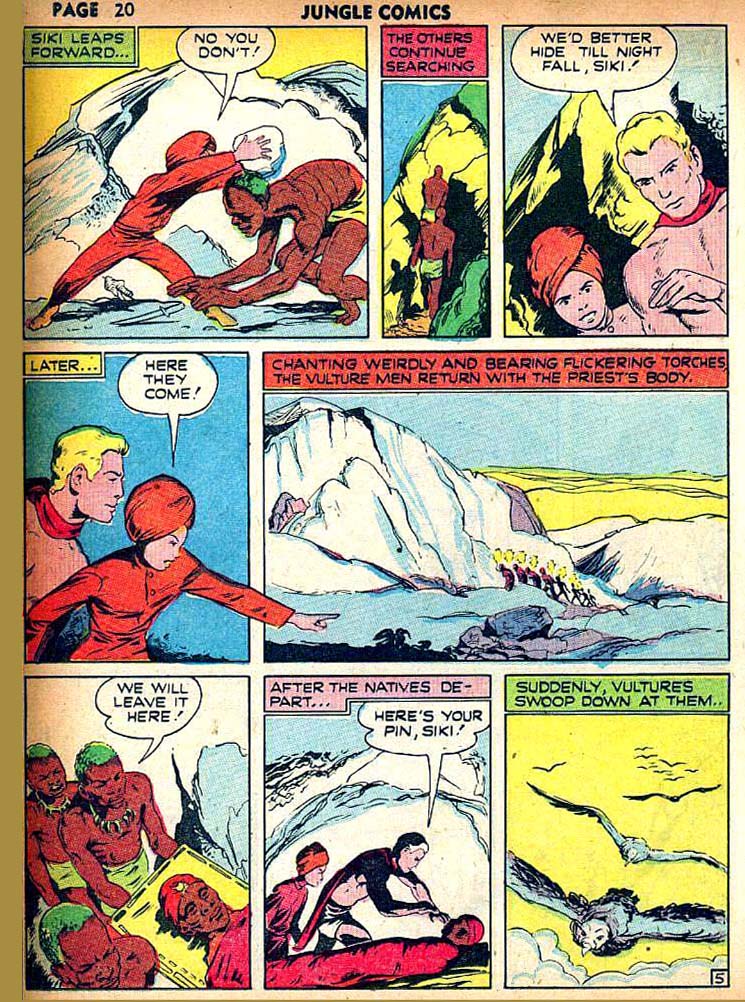 Read online Jungle Comics comic -  Issue #21 - 22