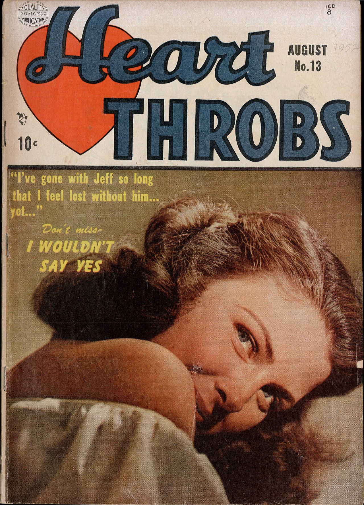 Read online Heart Throbs comic -  Issue #13 - 1