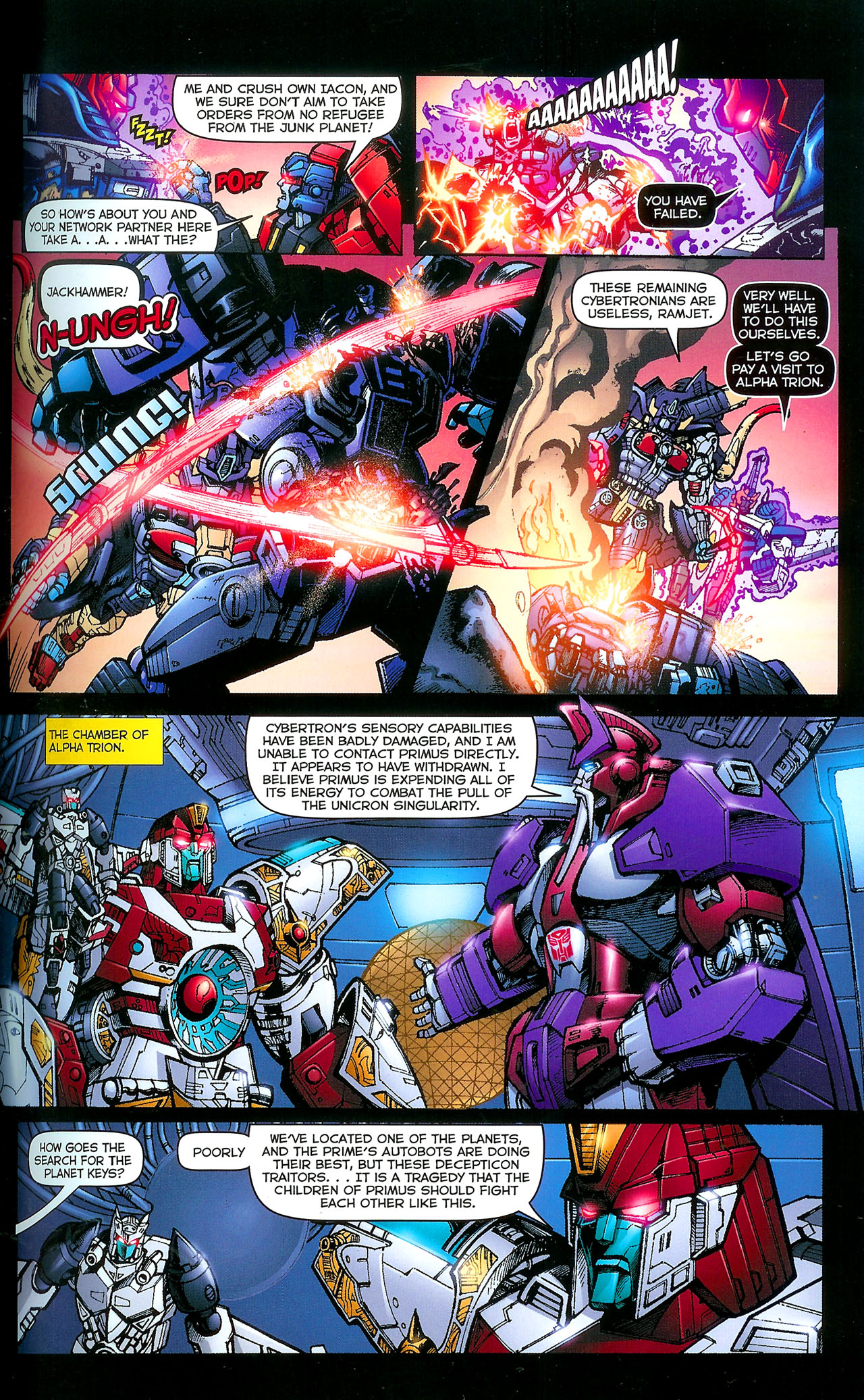 Read online Transformers: Cybertron: Balancing Act comic -  Issue # TPB - 12