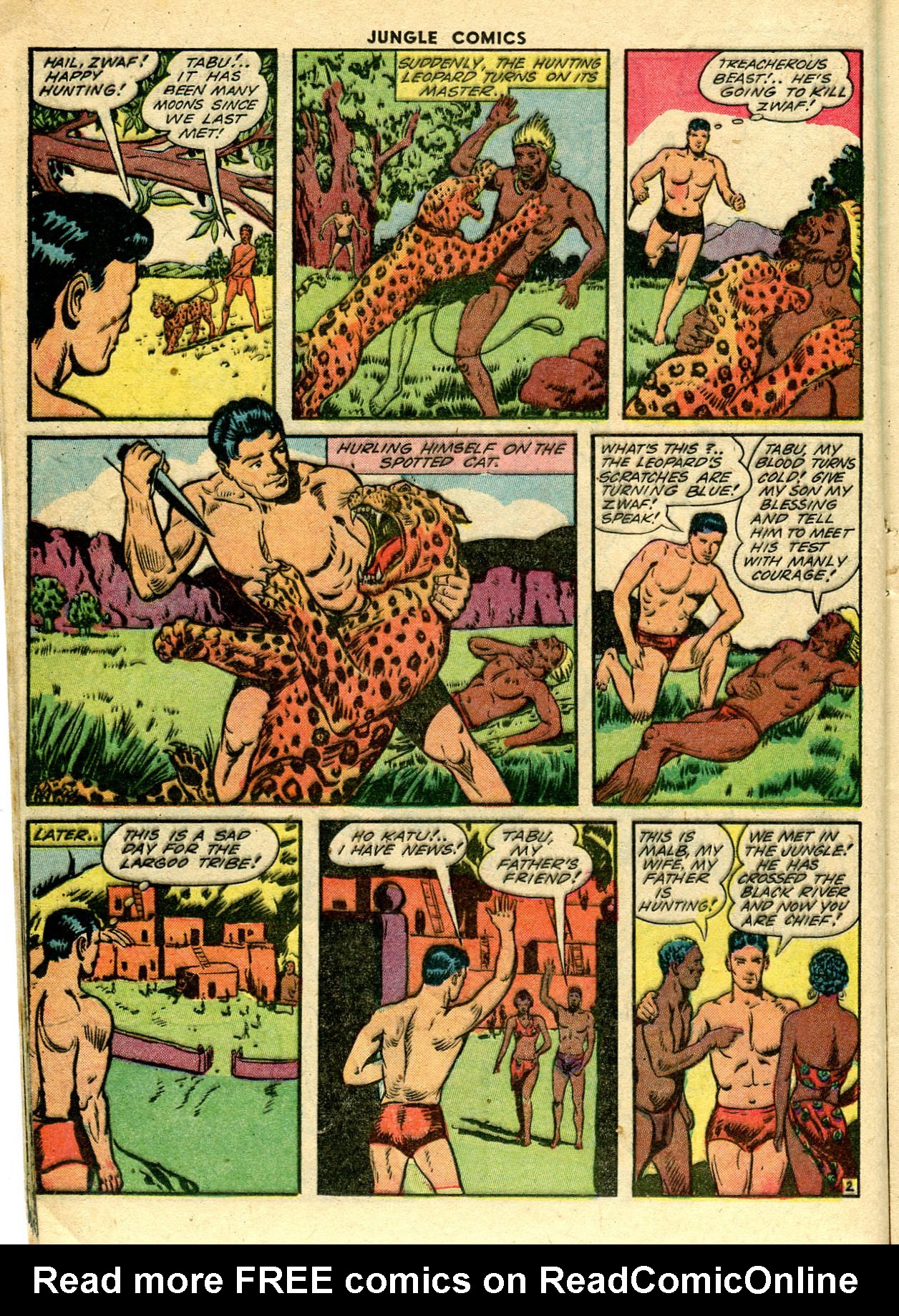 Read online Jungle Comics comic -  Issue #45 - 22
