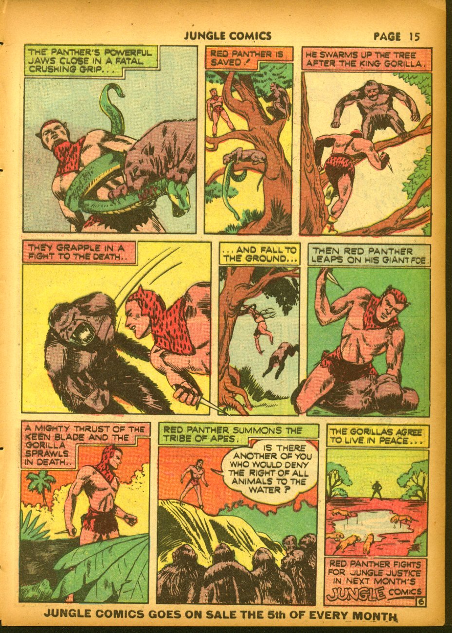 Read online Jungle Comics comic -  Issue #19 - 17