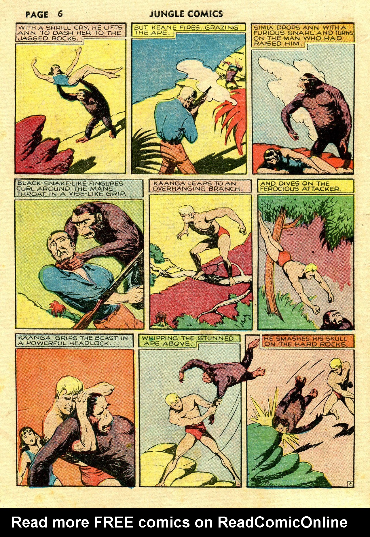 Read online Jungle Comics comic -  Issue #14 - 8