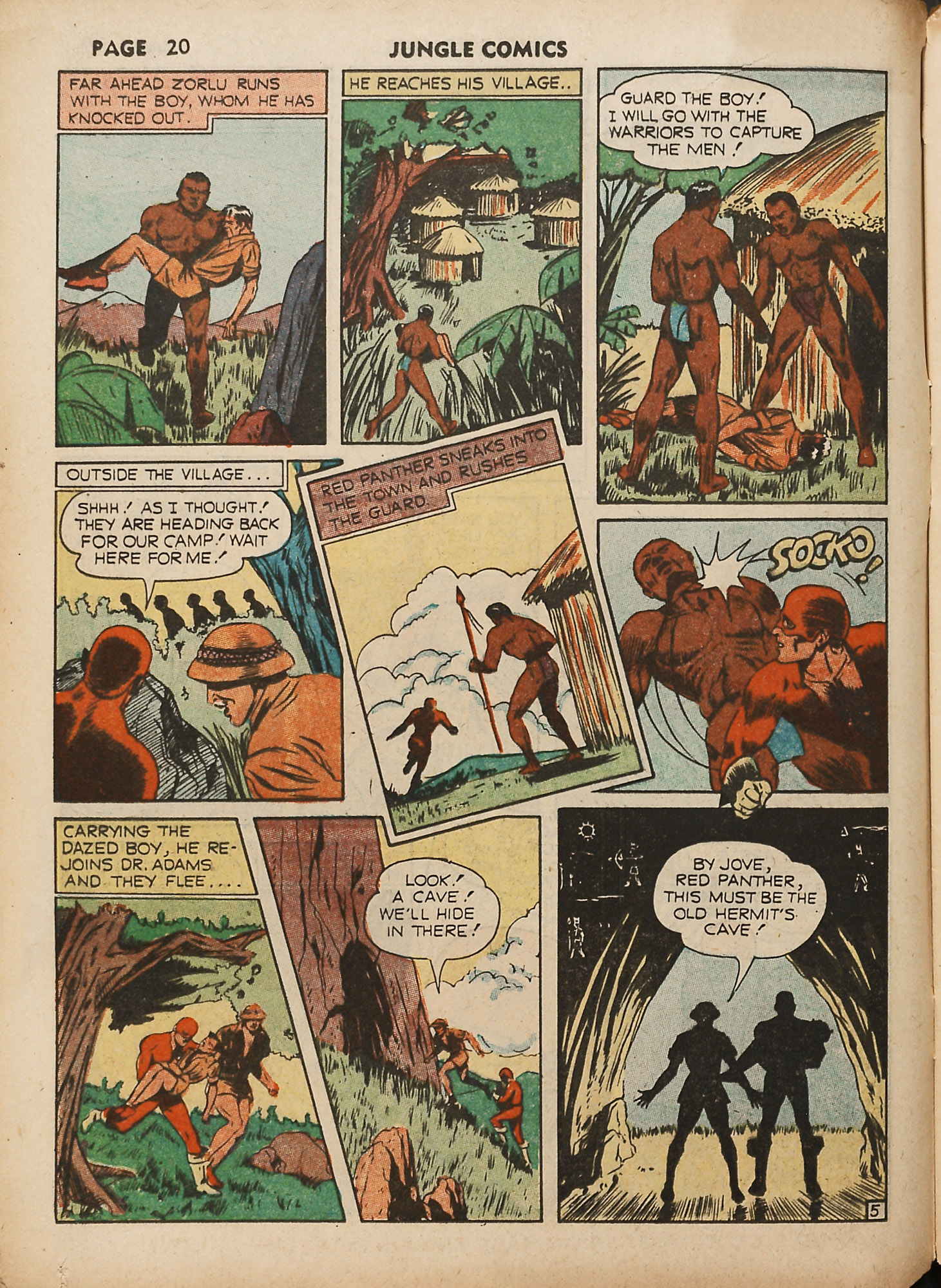 Read online Jungle Comics comic -  Issue #18 - 22