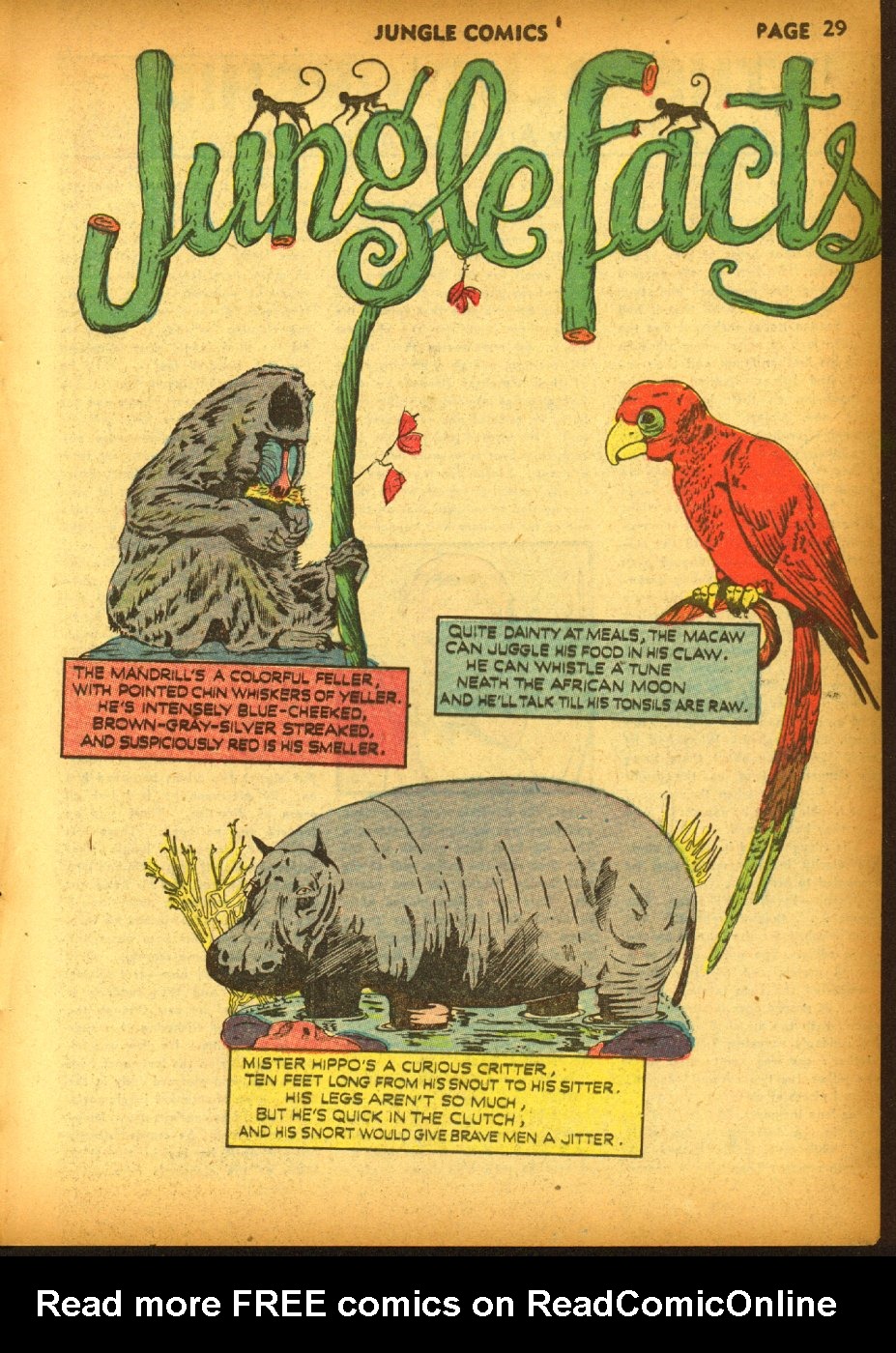 Read online Jungle Comics comic -  Issue #20 - 31
