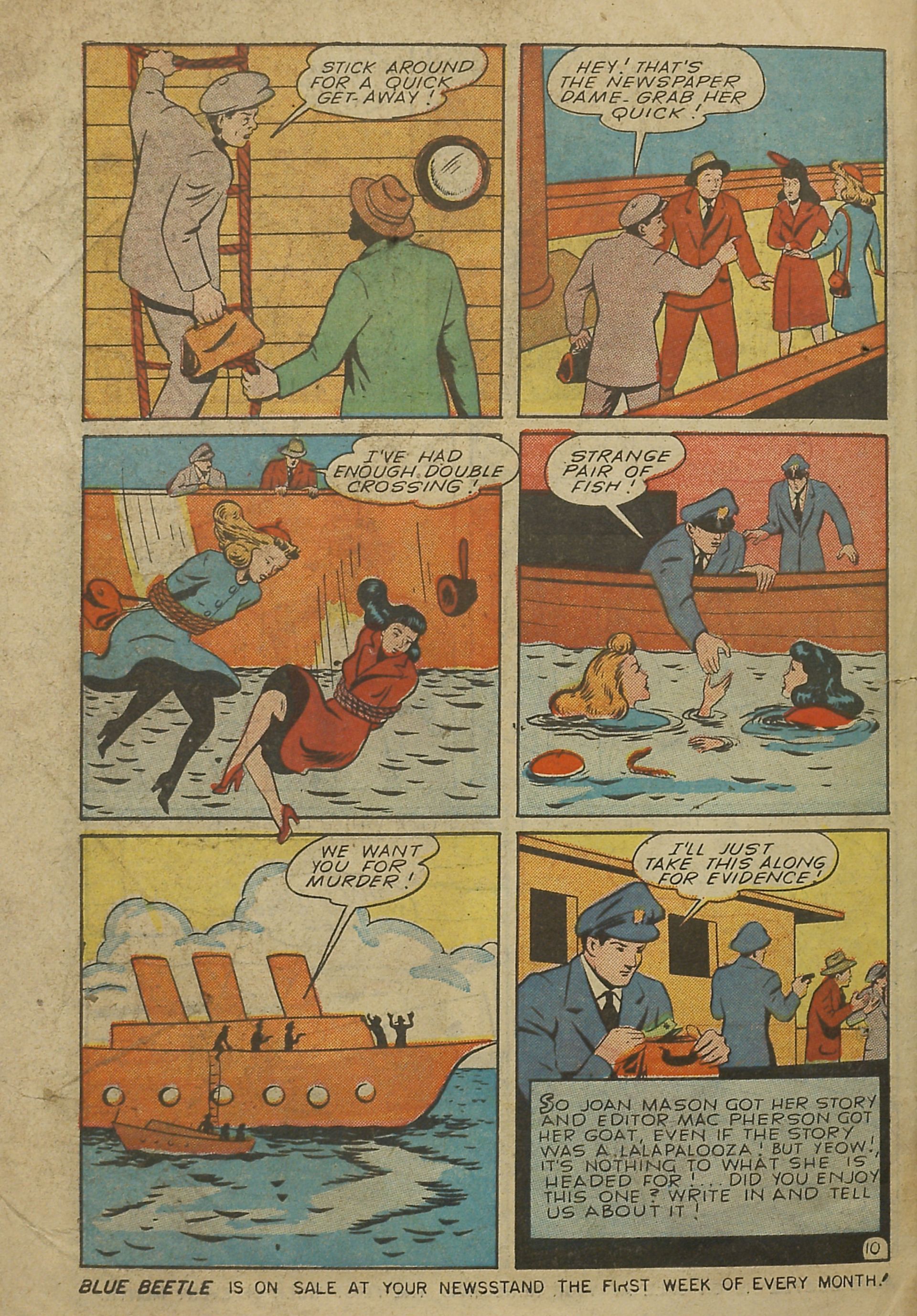 Read online The Blue Beetle comic -  Issue #45 - 36