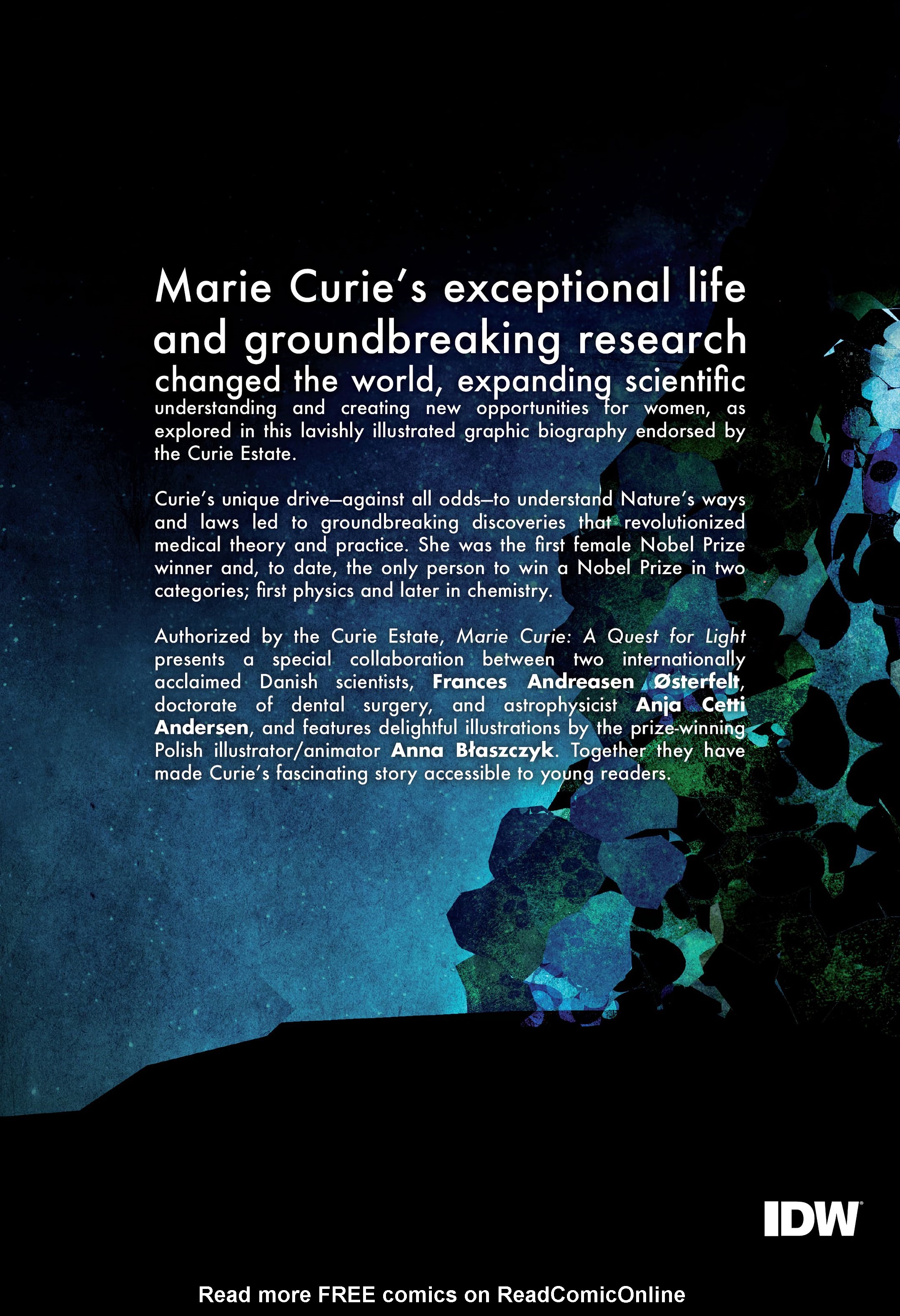 Read online Marie Curie: A Quest For Light comic -  Issue # TPB - 131