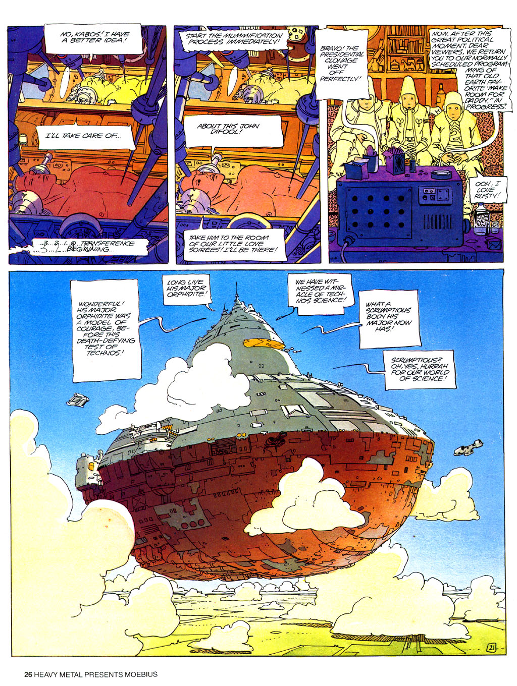 Read online Heavy Metal Presents Moebius comic -  Issue # Full - 27
