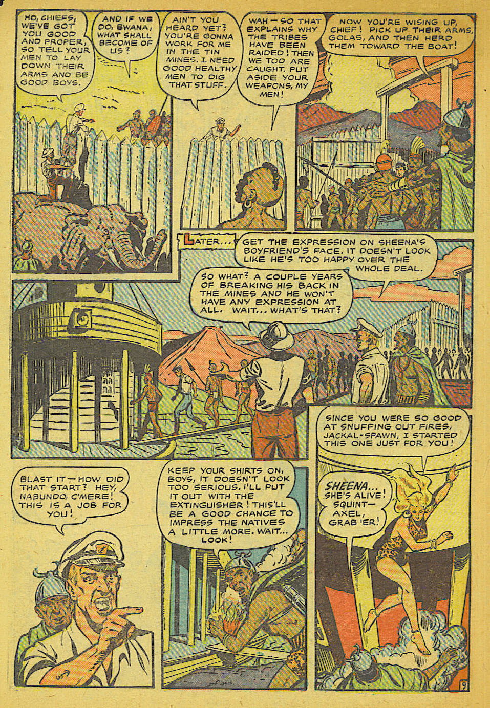 Read online Sheena, Queen of the Jungle (1942) comic -  Issue #10 - 32