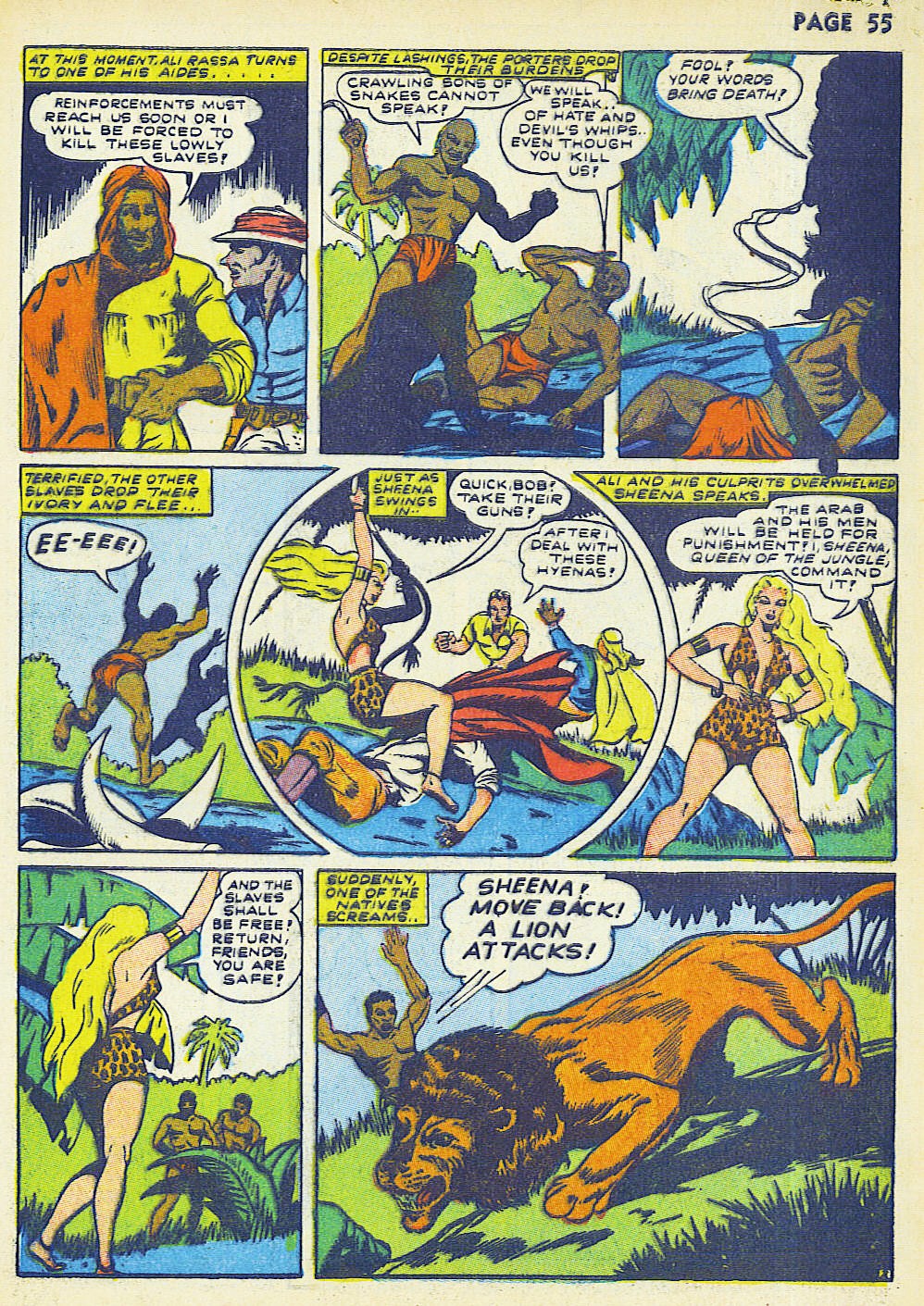 Read online Sheena, Queen of the Jungle (1942) comic -  Issue #2 - 57