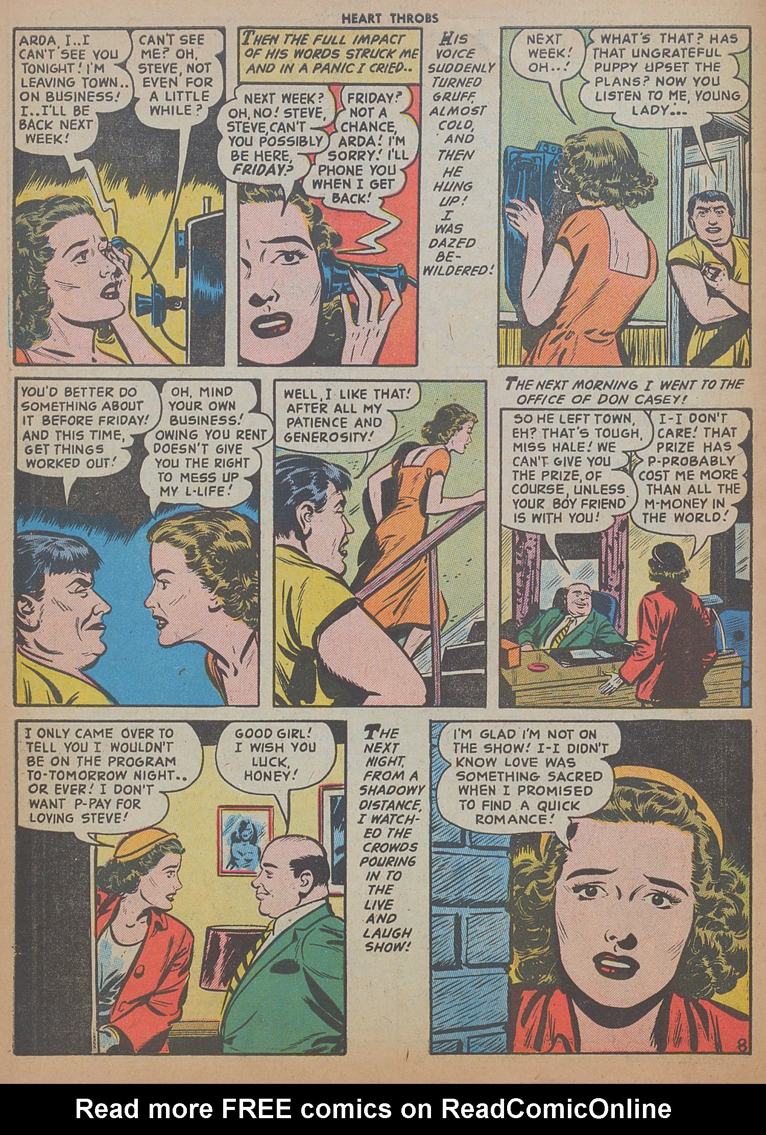 Read online Heart Throbs comic -  Issue #40 - 10