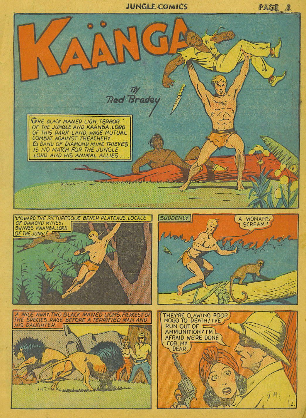 Read online Jungle Comics comic -  Issue #8 - 3
