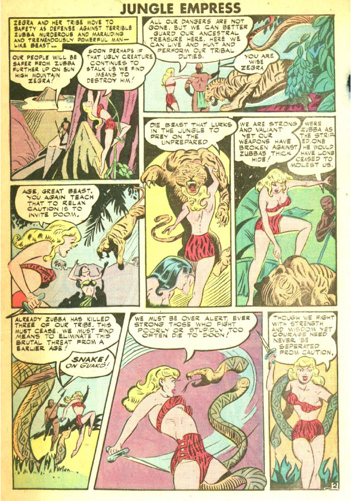 Read online Zegra, Jungle Empress comic -  Issue #3 - 3