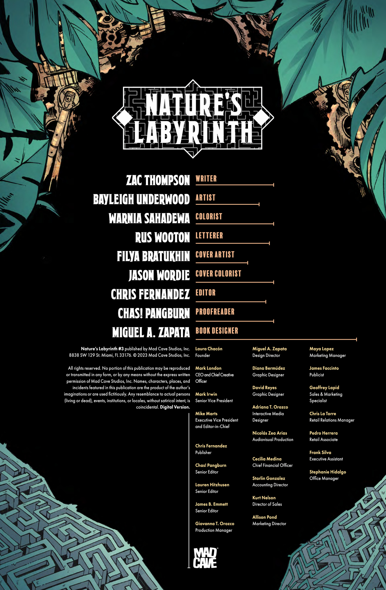 Read online Nature's Labyrinth comic -  Issue #3 - 2