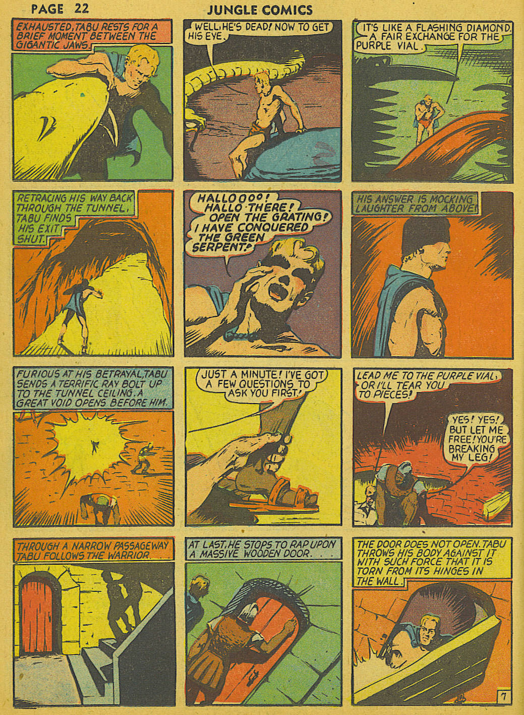 Read online Jungle Comics comic -  Issue #8 - 24