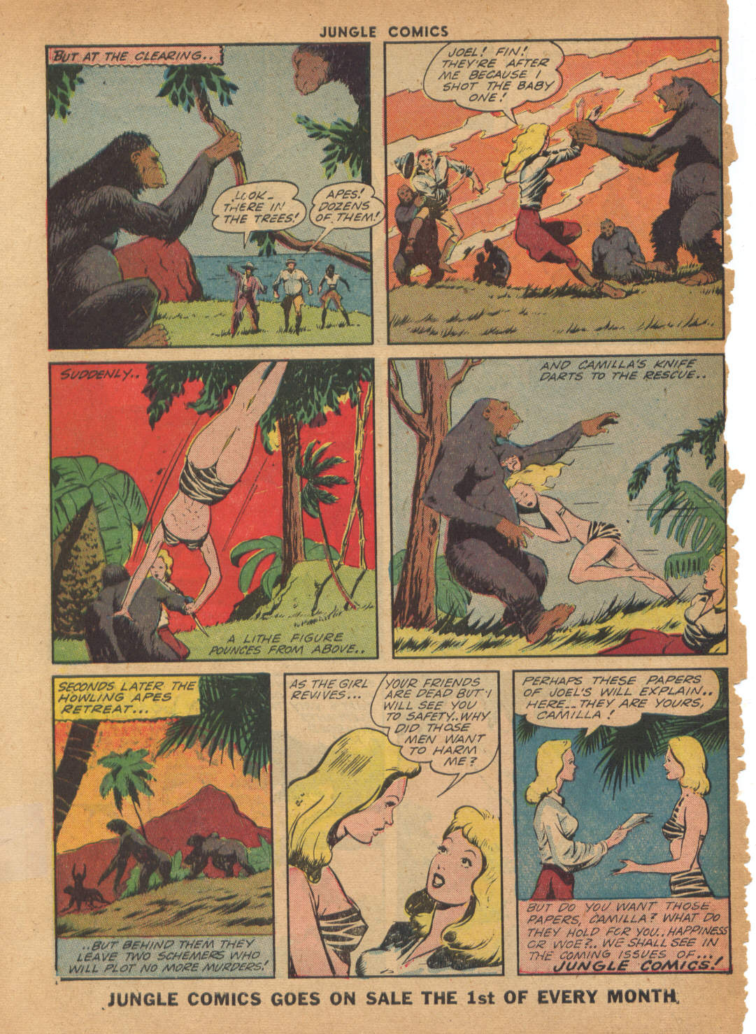 Read online Jungle Comics comic -  Issue #44 - 58