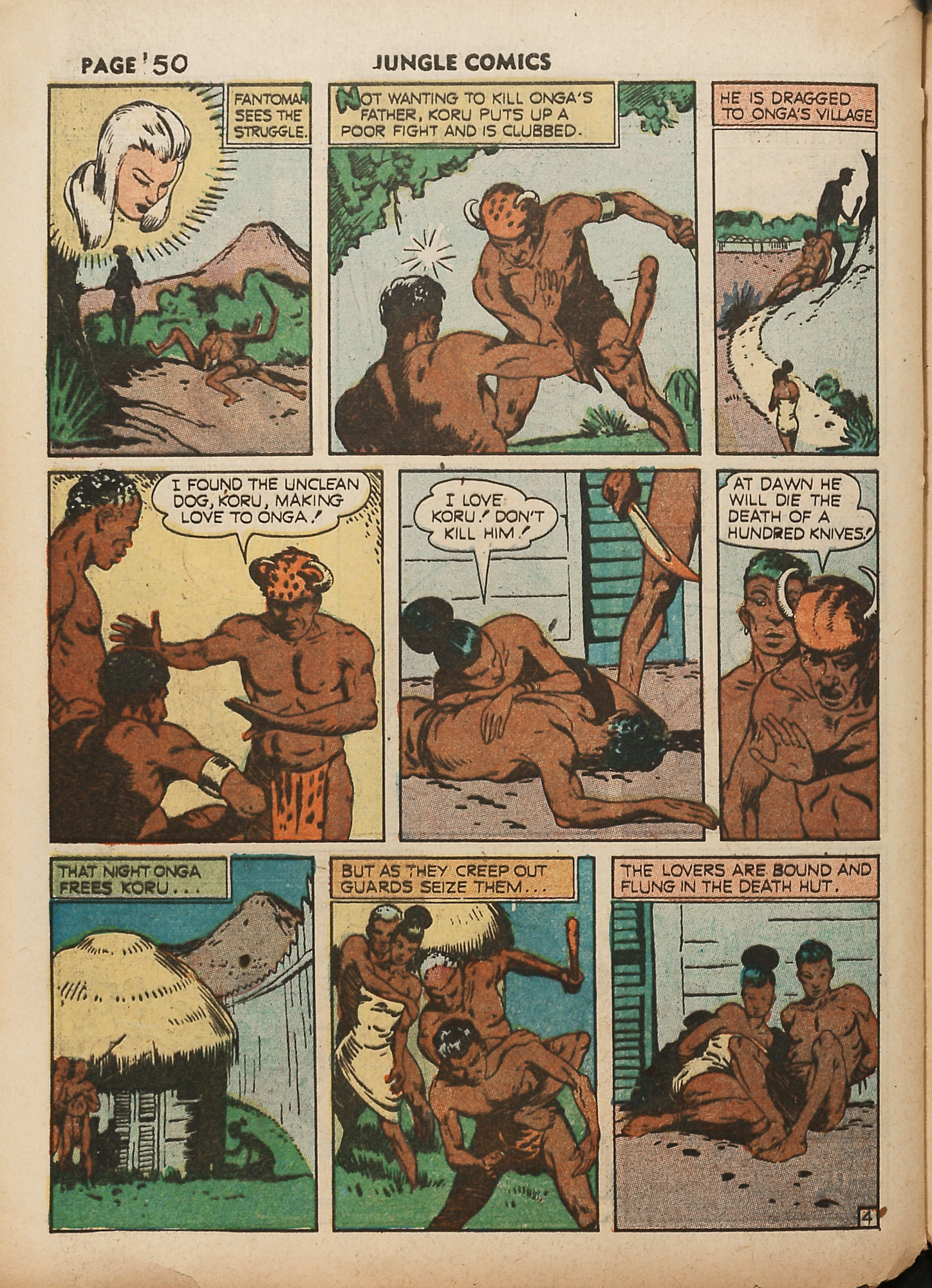 Read online Jungle Comics comic -  Issue #18 - 52