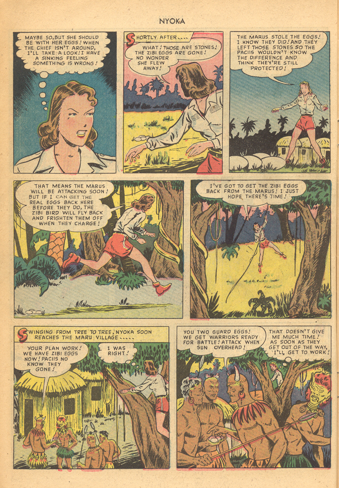 Read online Nyoka the Jungle Girl (1945) comic -  Issue #35 - 14